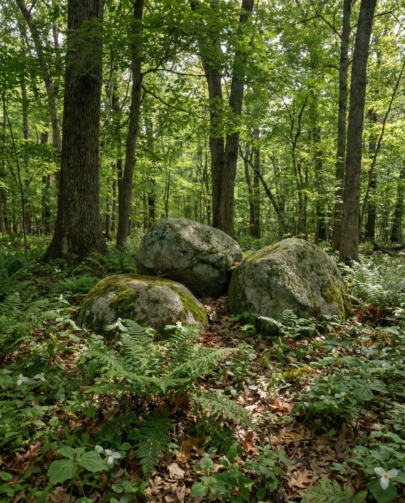 Bull Creek Boulders in Woodland Settings 1