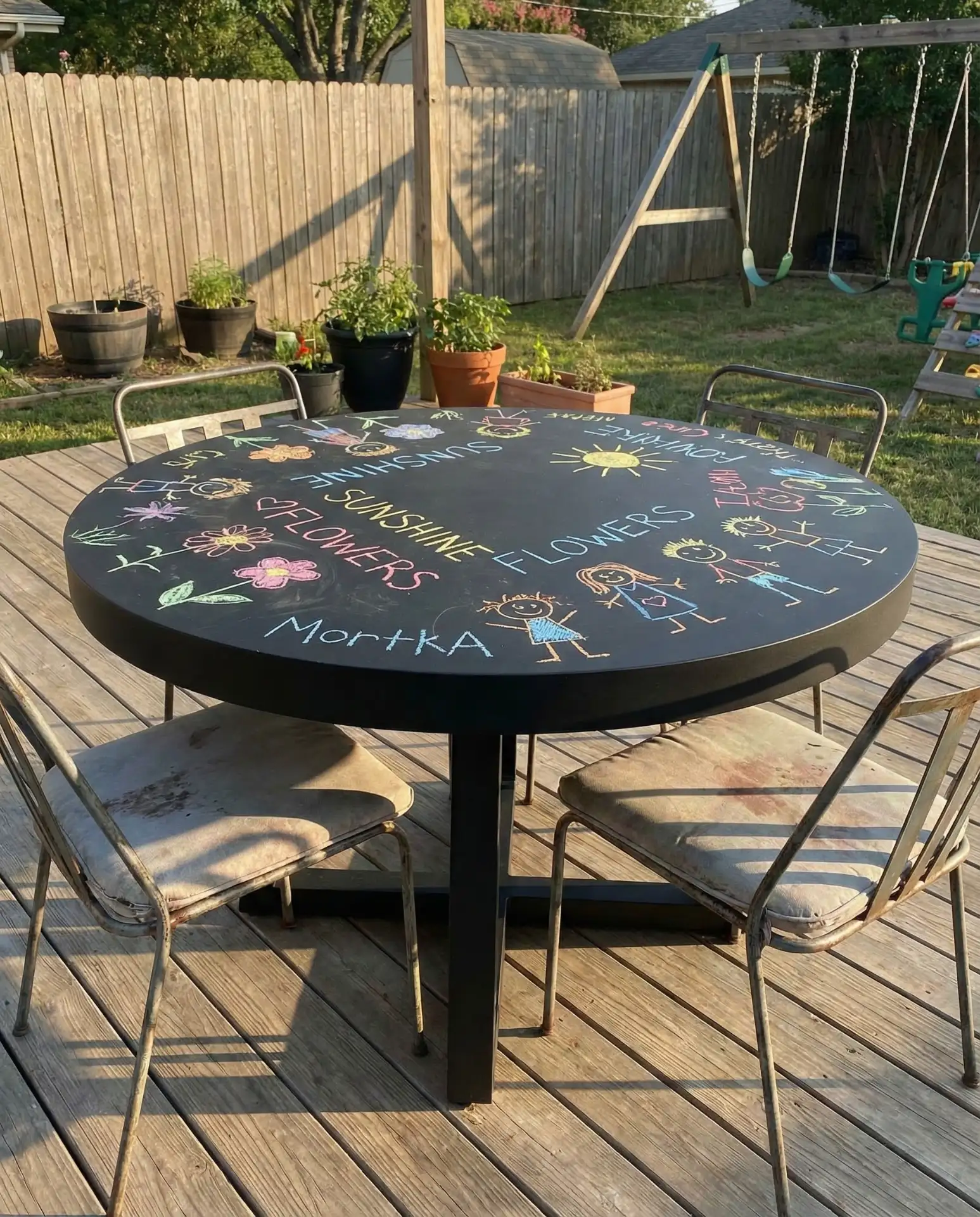 Chalkboard Paint Surface for Interactive Dining 2