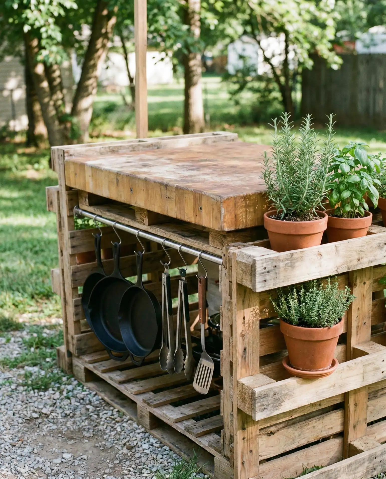 Cheap Reclaimed Pallet Prep Station 1