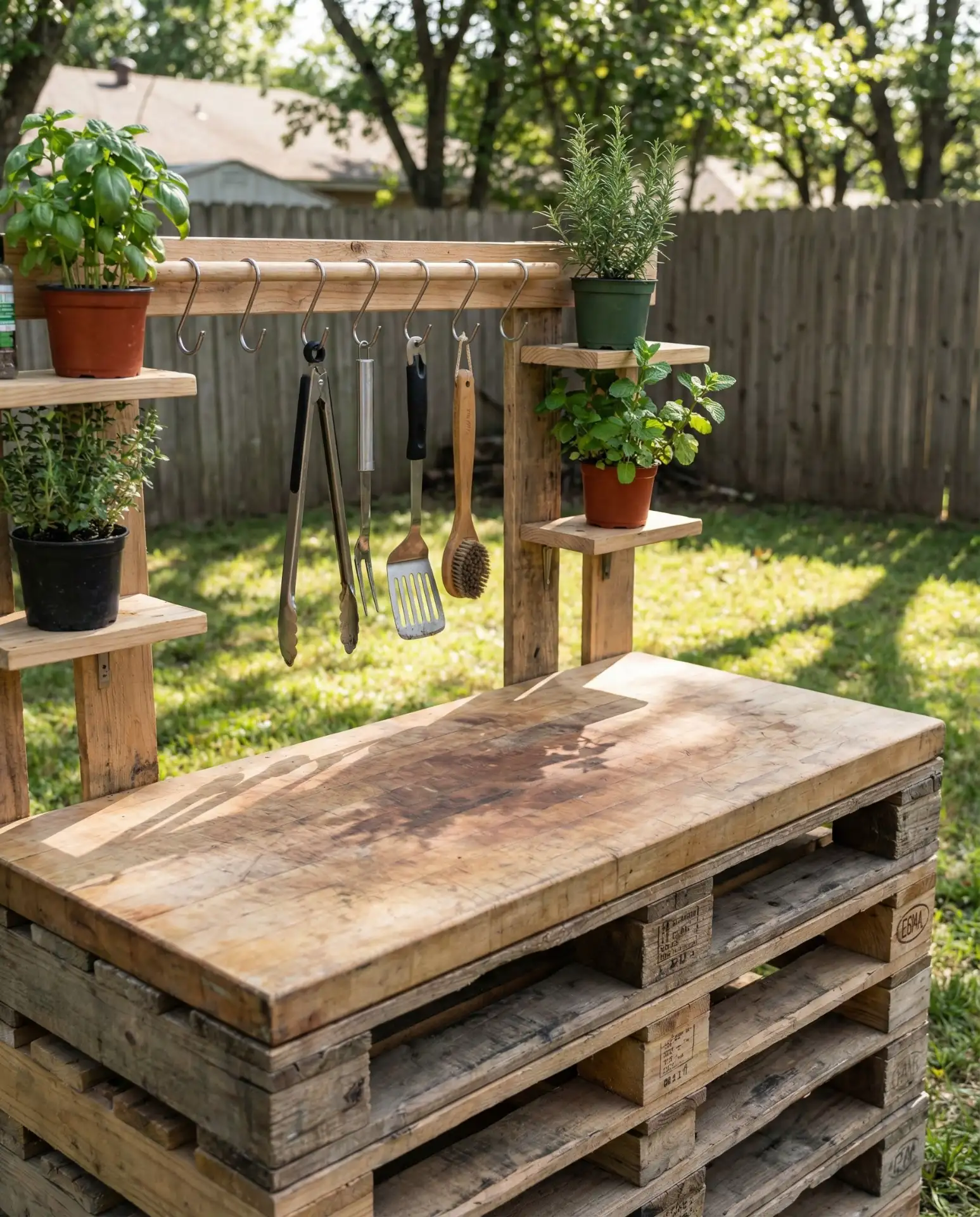 Cheap Reclaimed Pallet Prep Station 2