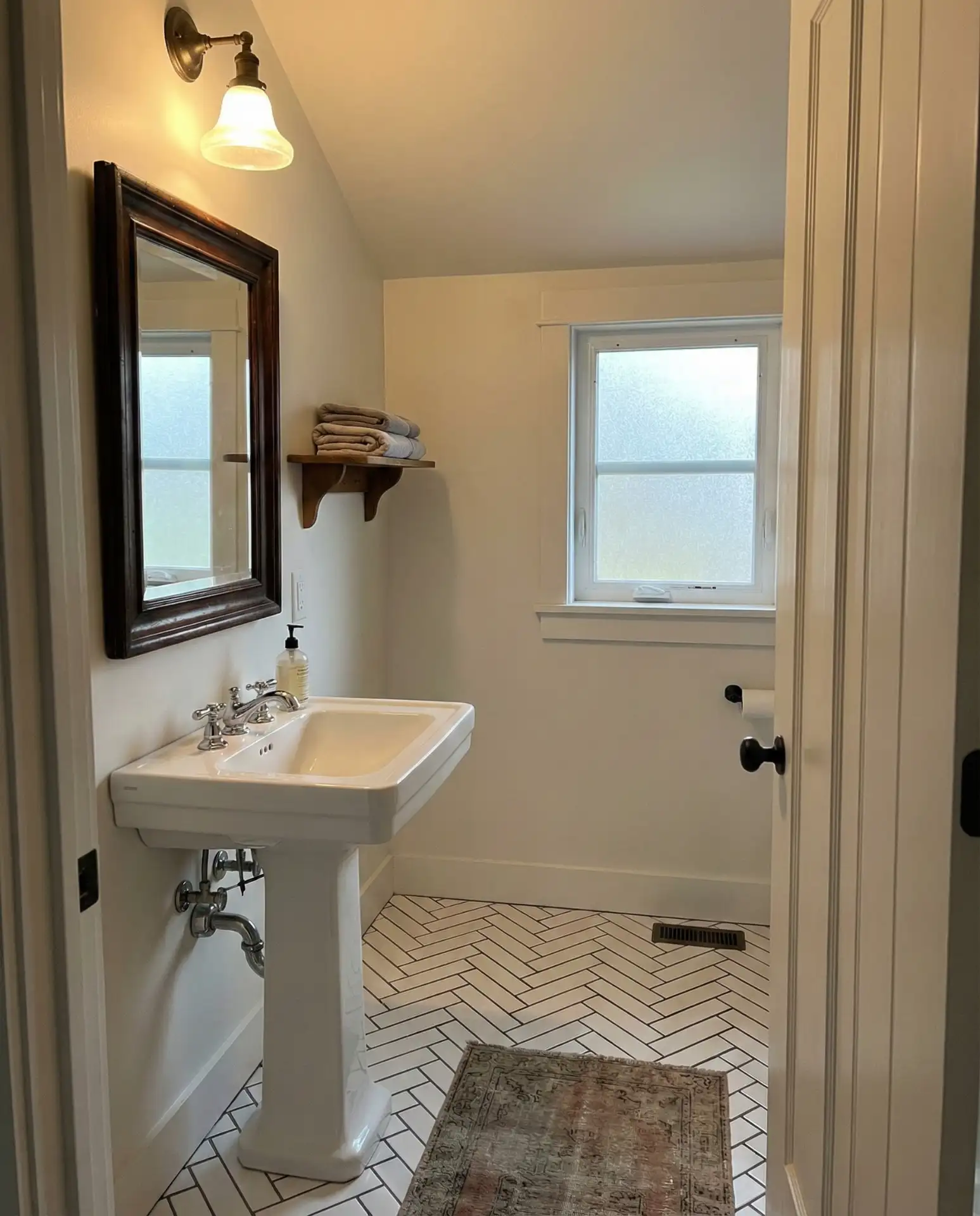 Classic Subway Tile Laid as Flooring 1