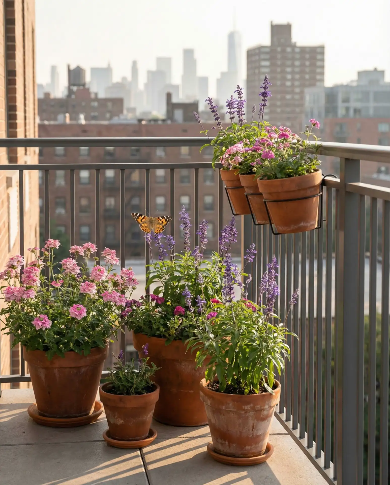 Compact Balcony Container Garden 2