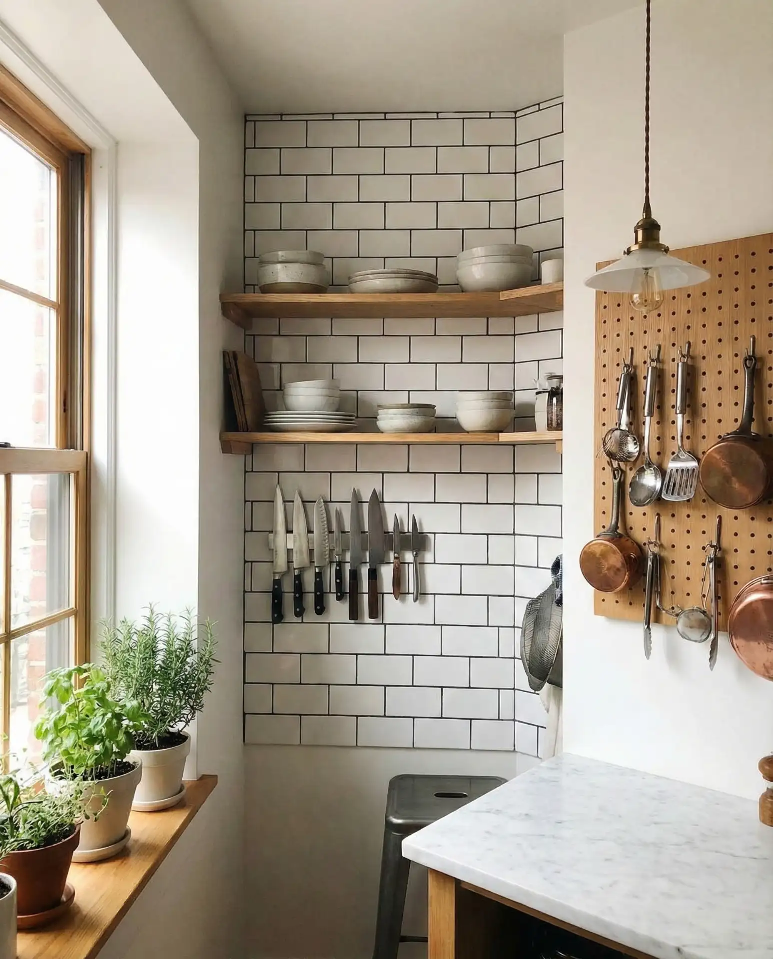 Compact Micro Kitchen with Vertical Storage 2