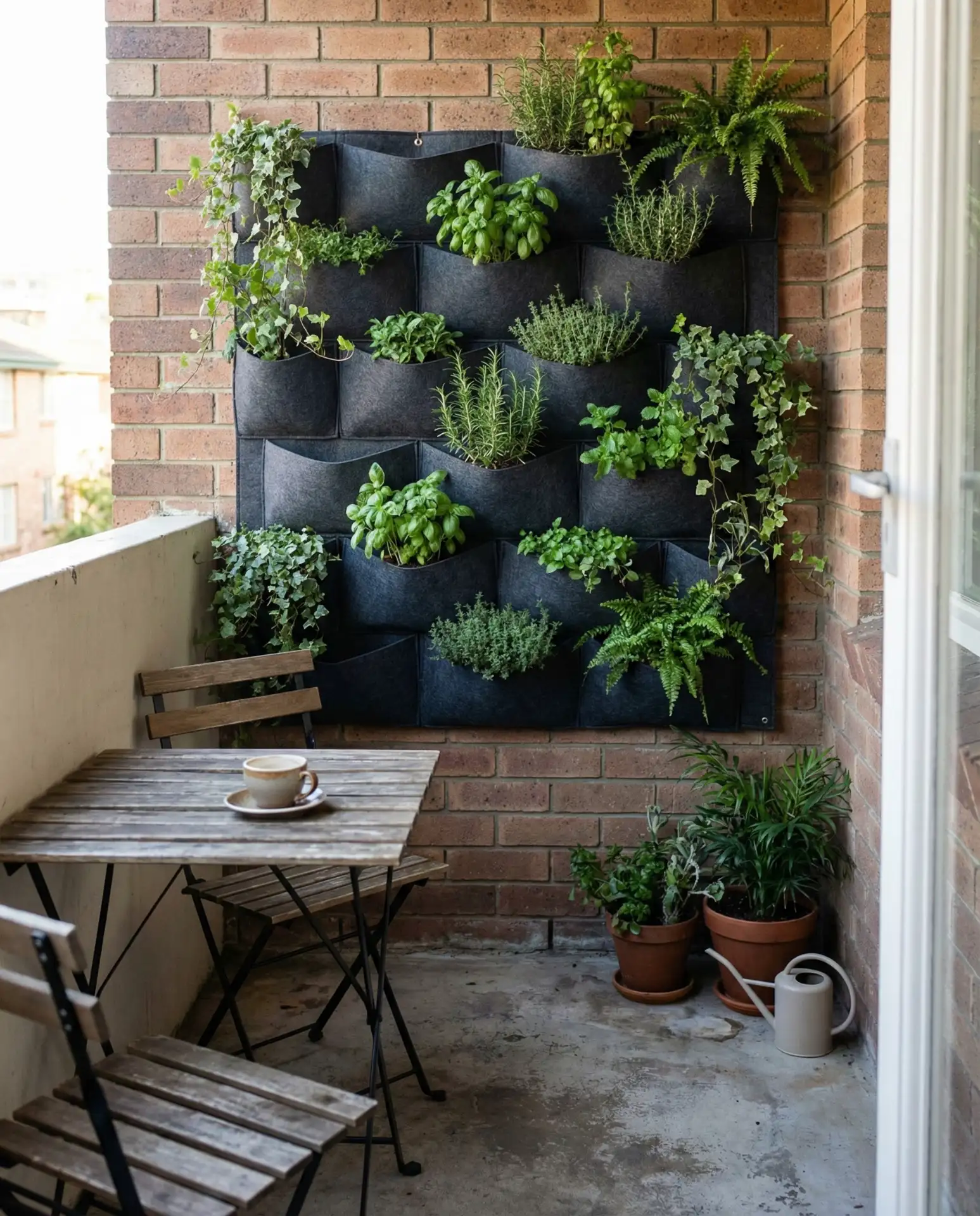 Compact Vertical Garden for Urban Balconies