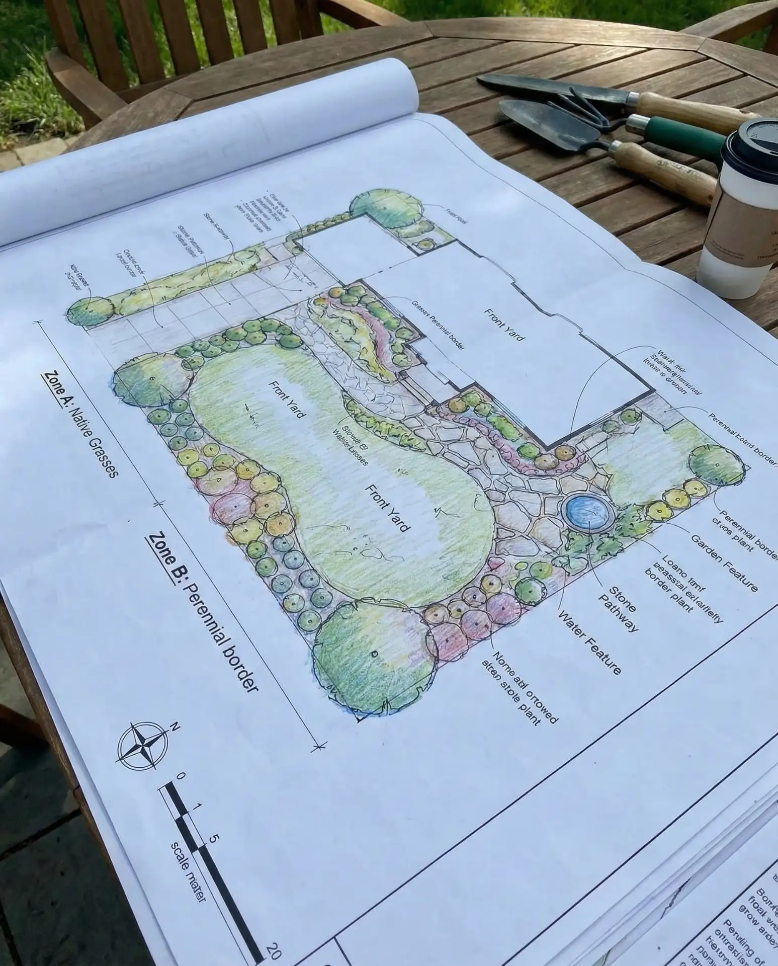 Comprehensive Landscape Plans with Professional Layout 1