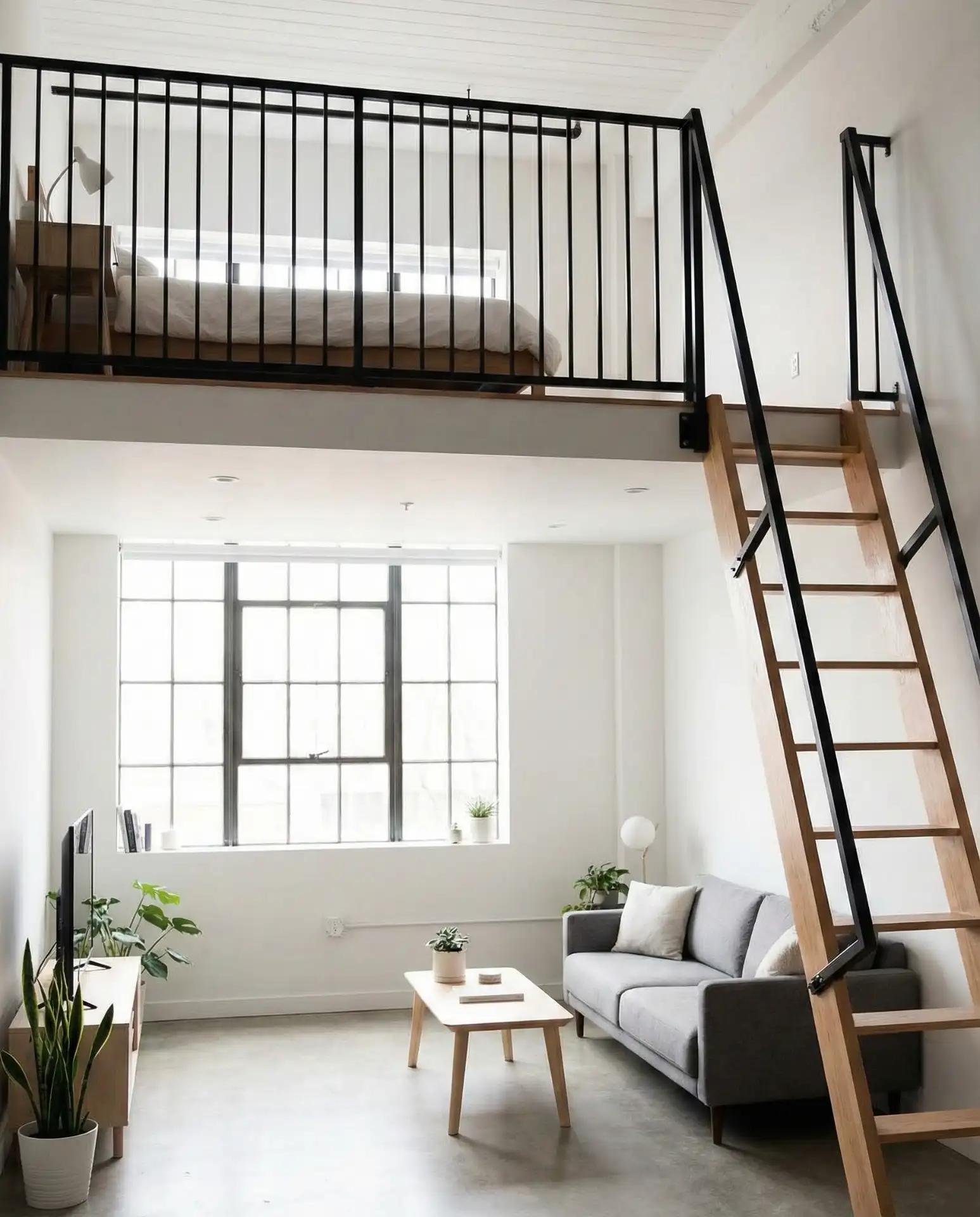 Contemporary 2-Storey Apartment with Mezzanine Bedroom 1