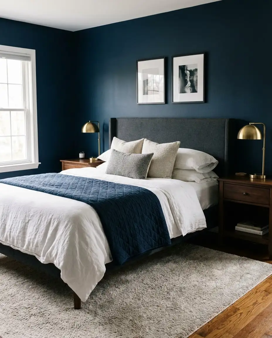 Couples' Sophisticated Navy Suite 1