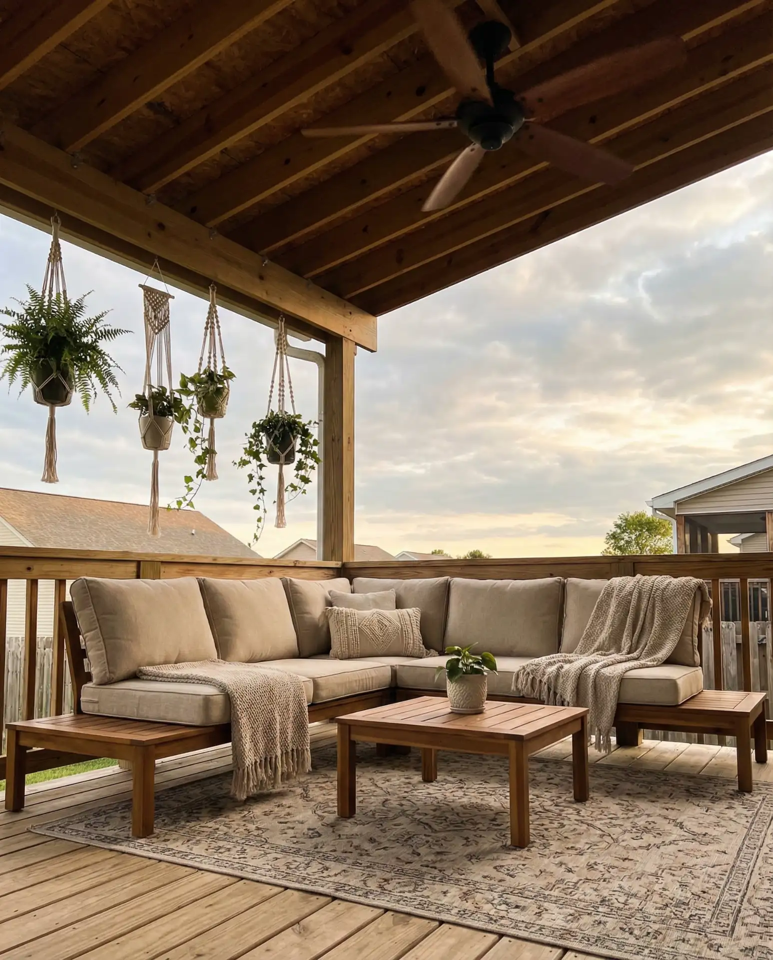 Covered Deck with Year-Round Comfort 1