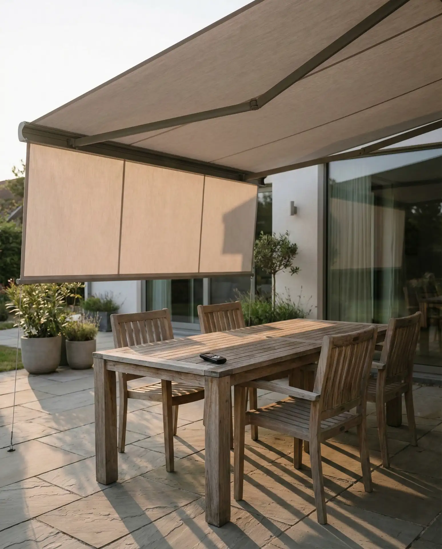 Covered Ideas with Retractable Awning 1