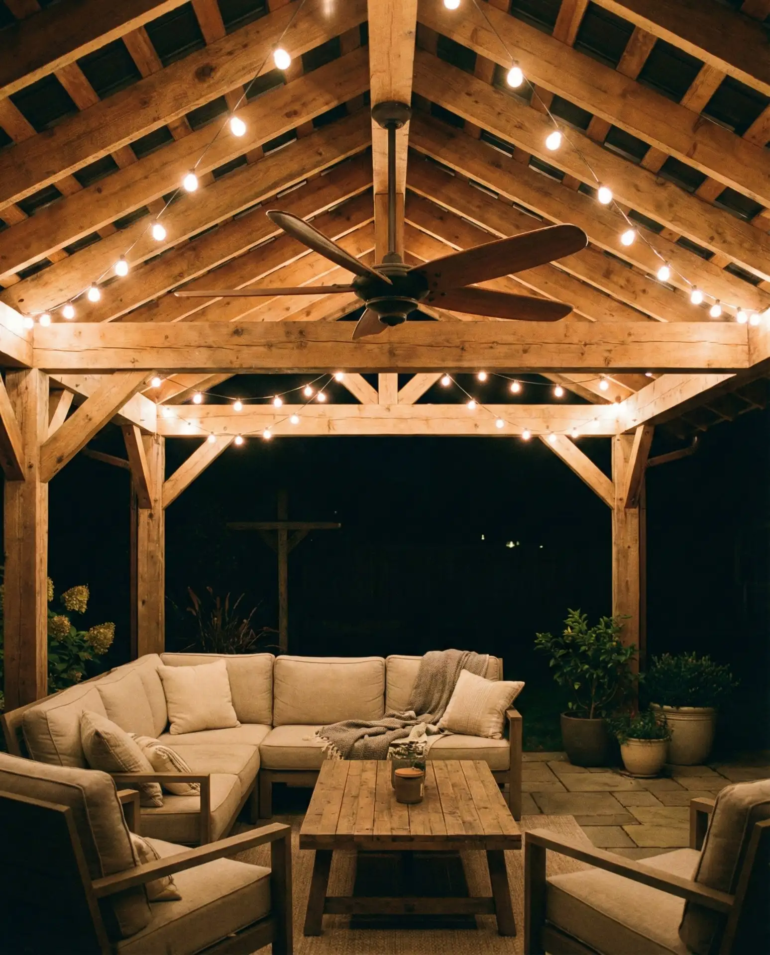 Covered Patio Beam Installation 2