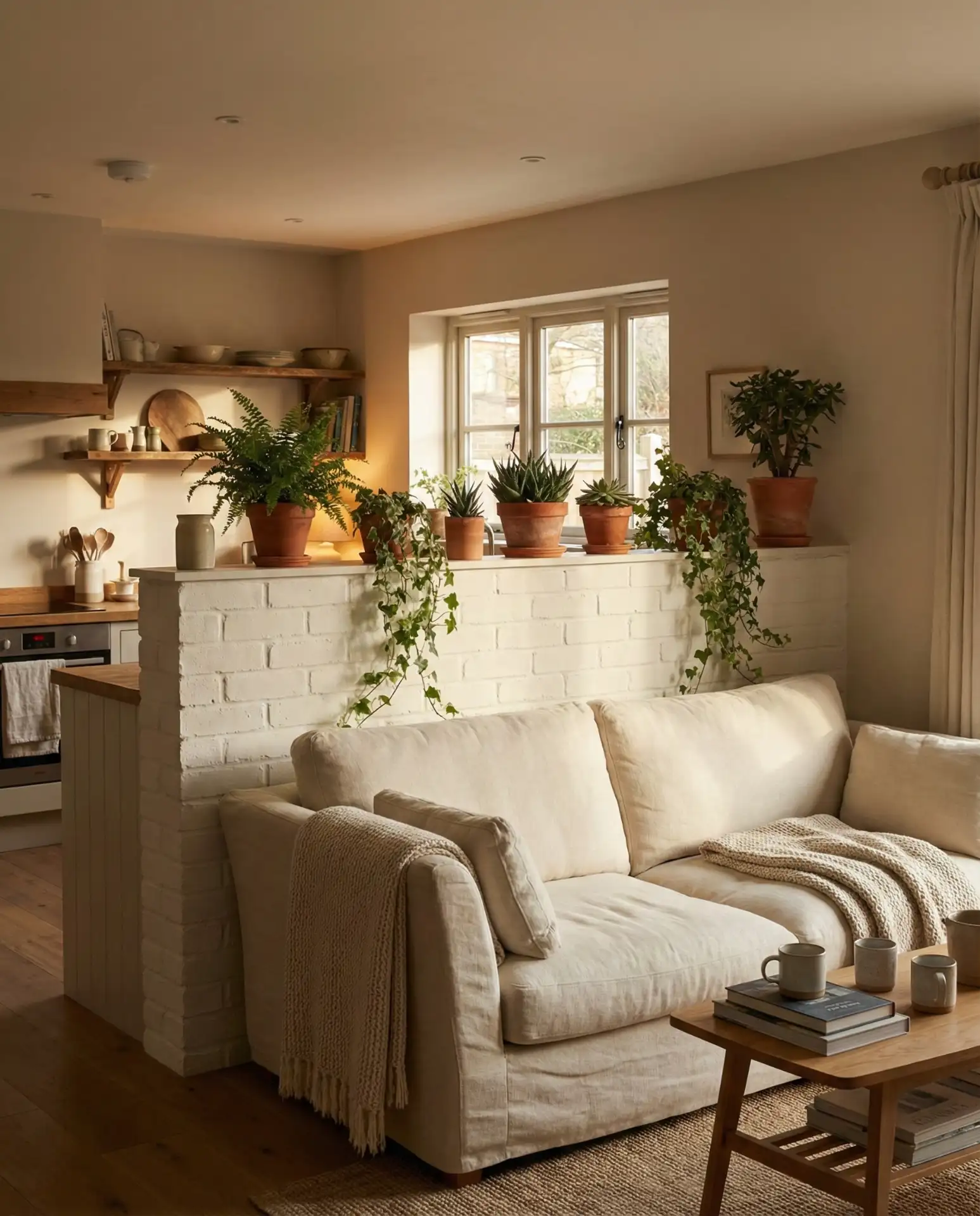 Cozy Sitting Room Integration with Low Partition 2