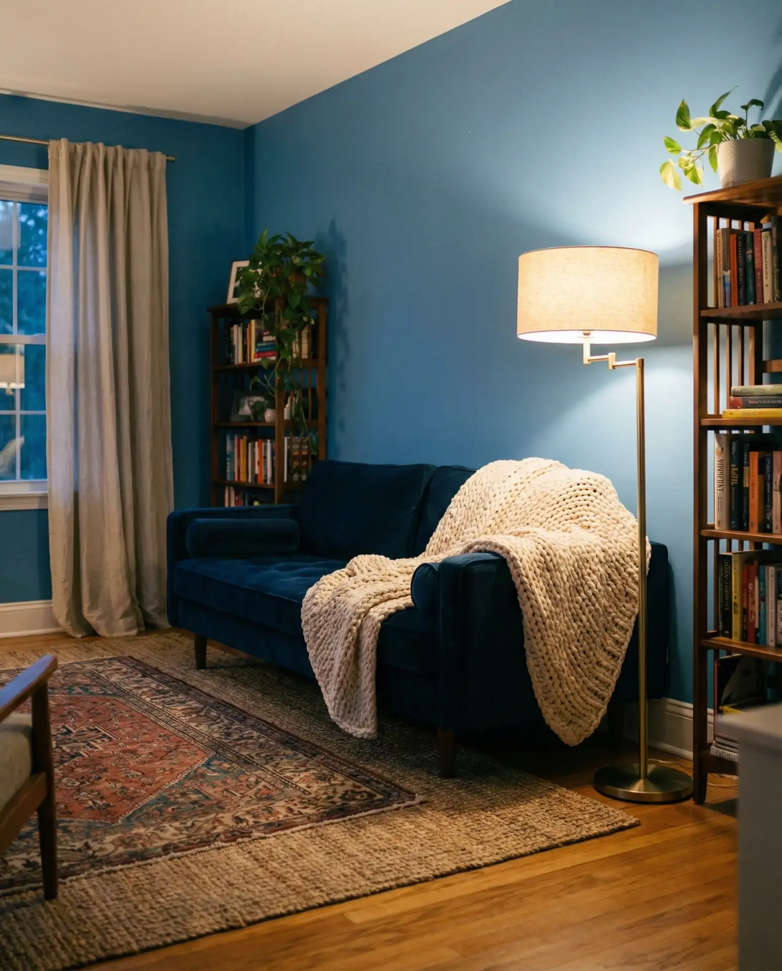 Cozy Textured Blue Layers 1