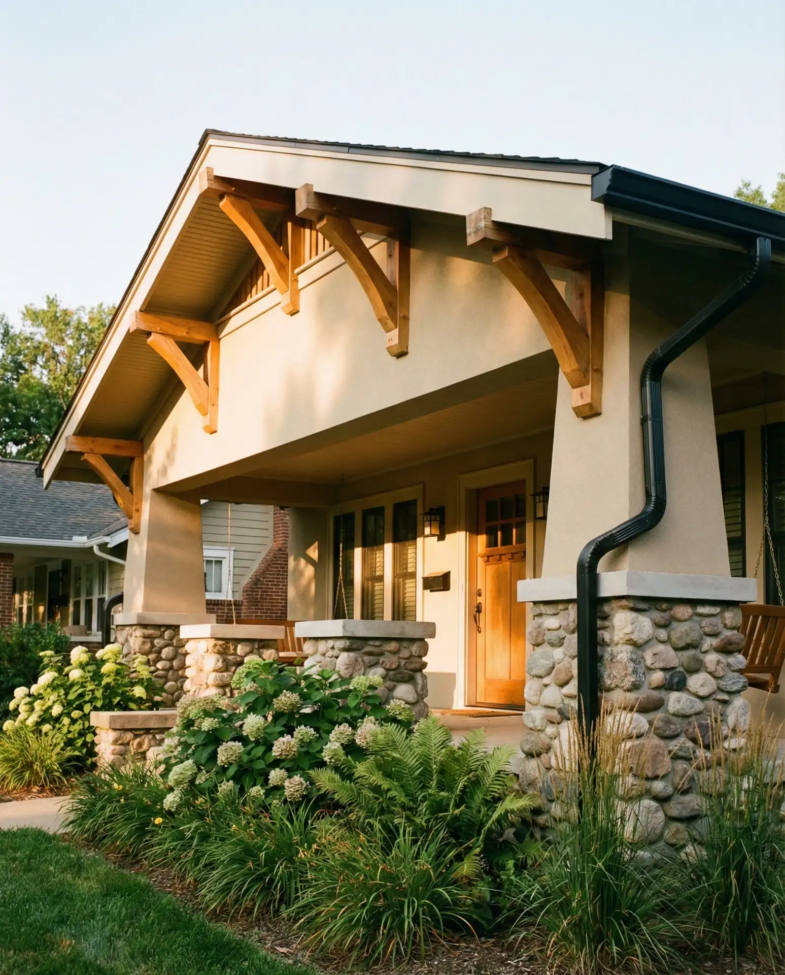 Craftsman Revival with Deep Eaves