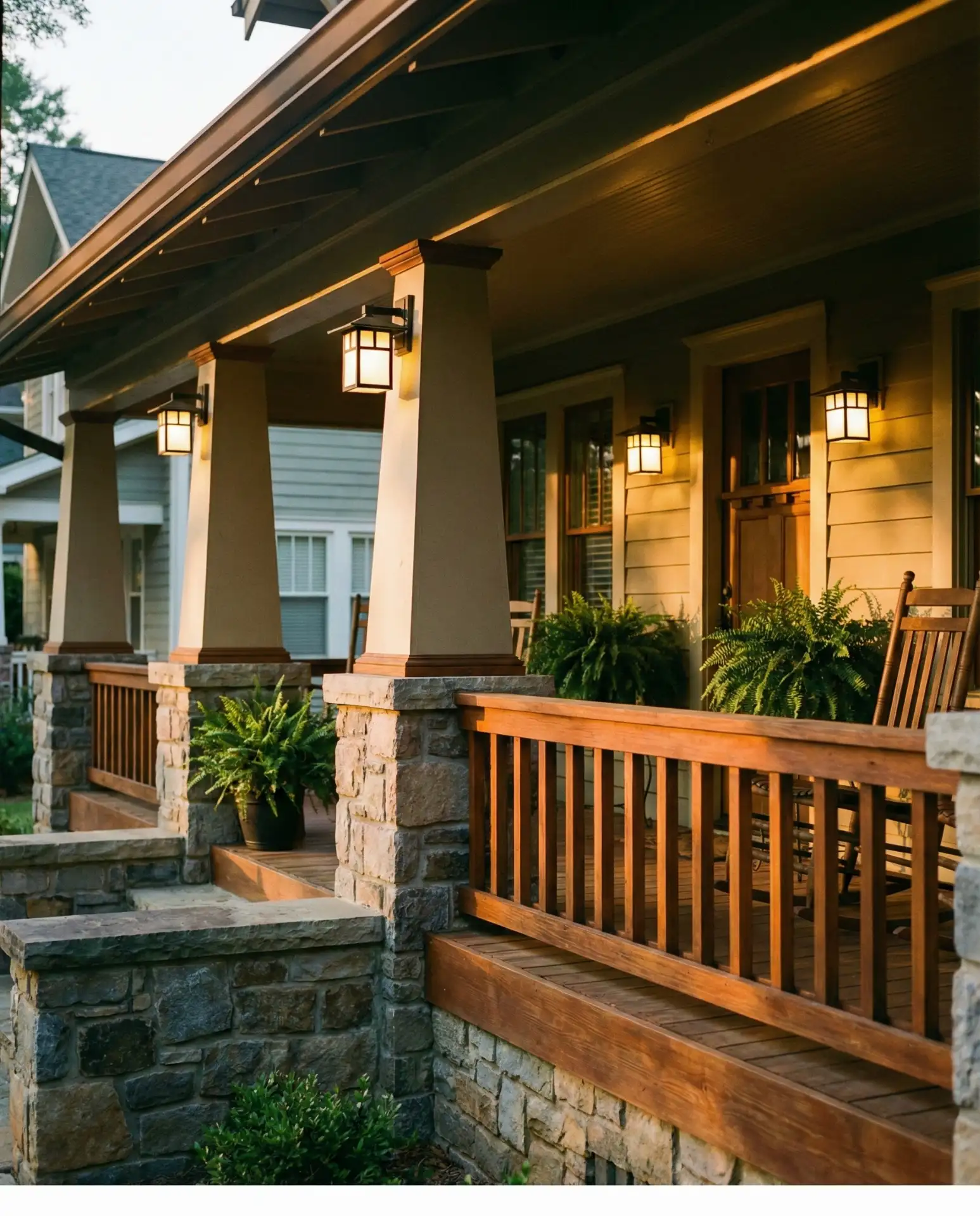 Craftsman-Style Square Balusters 1