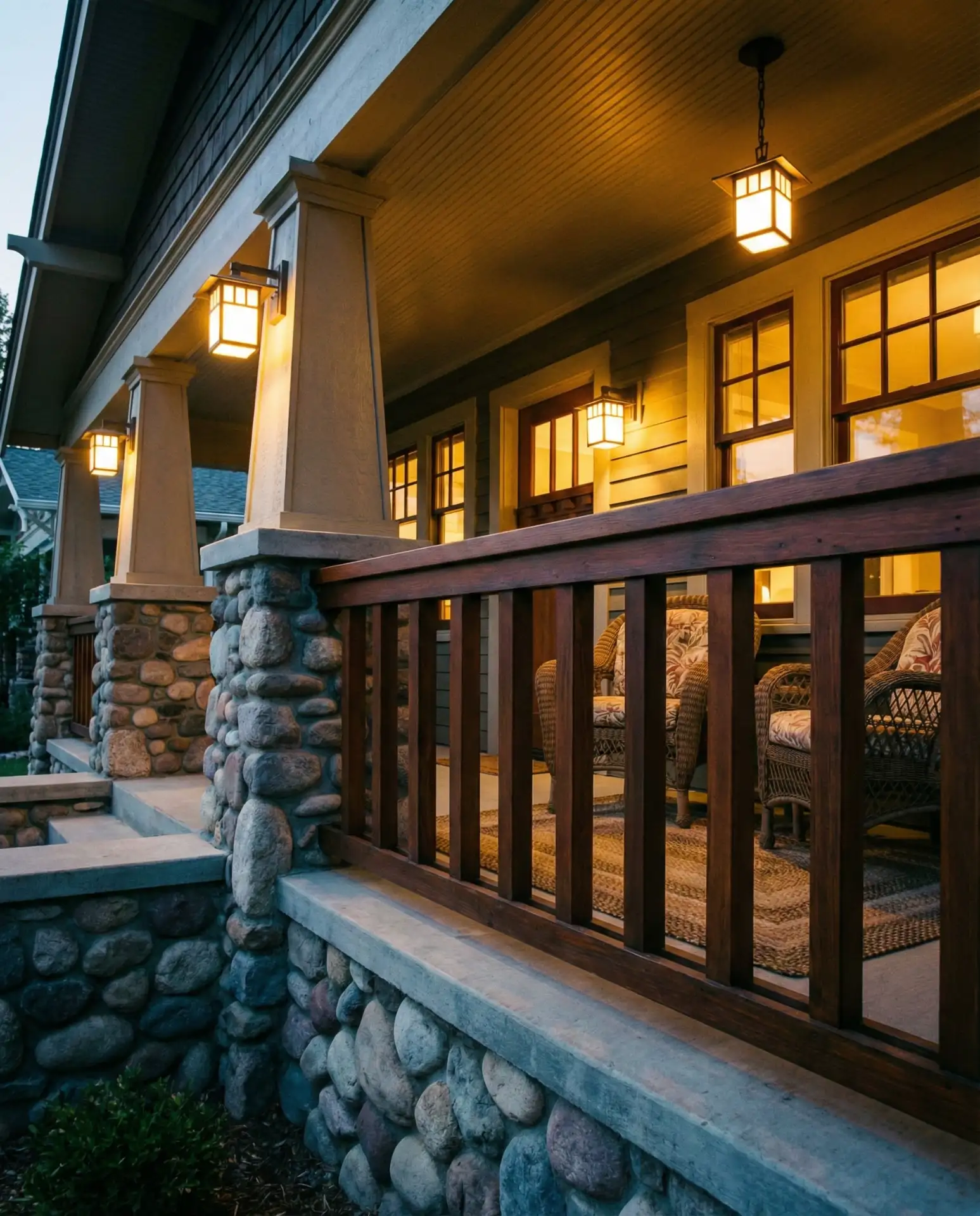 Craftsman-Style Square Balusters 2