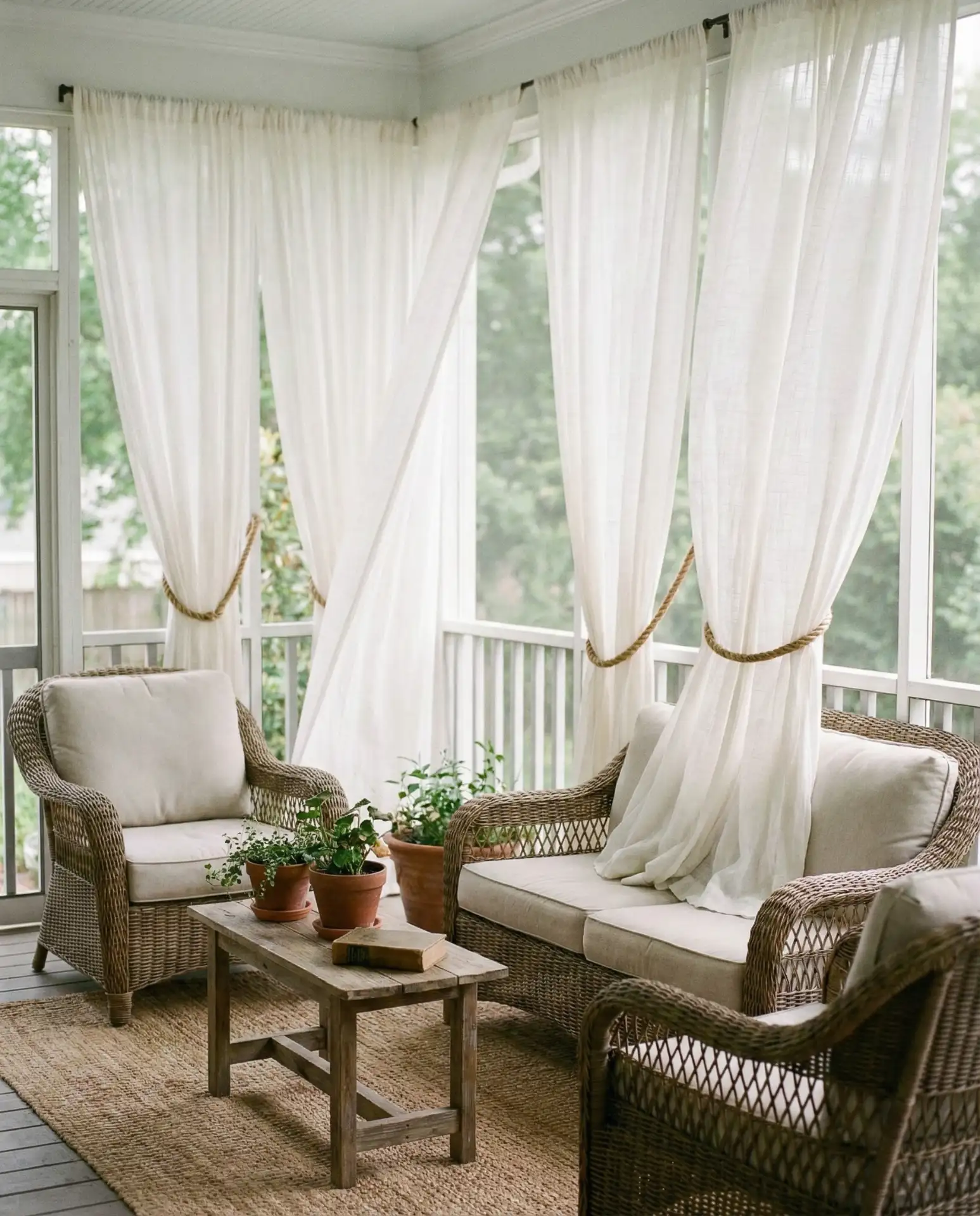 Curtained Privacy with Soft Flowing Fabrics 1