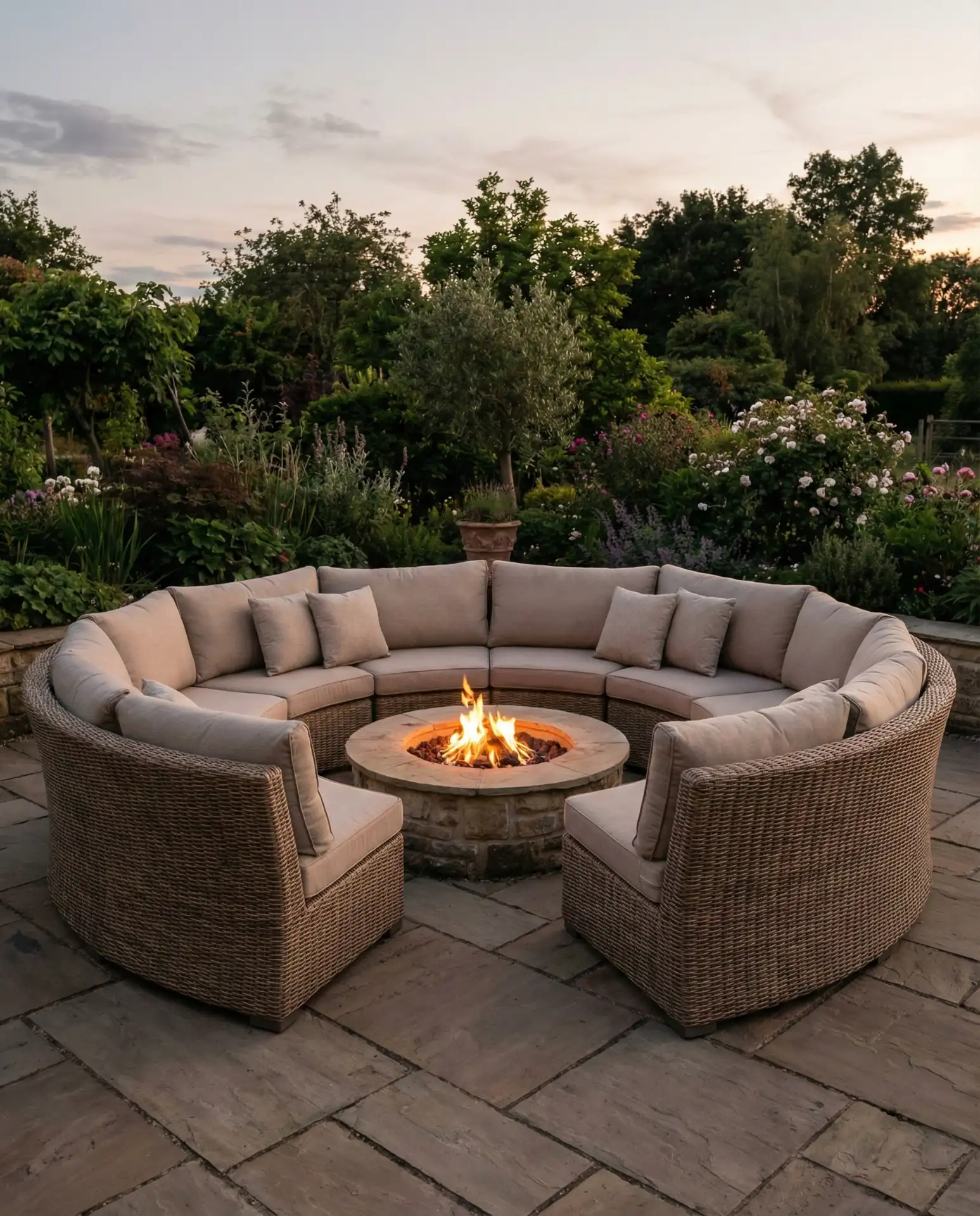 Curved Sectional for Intimate Gatherings 2