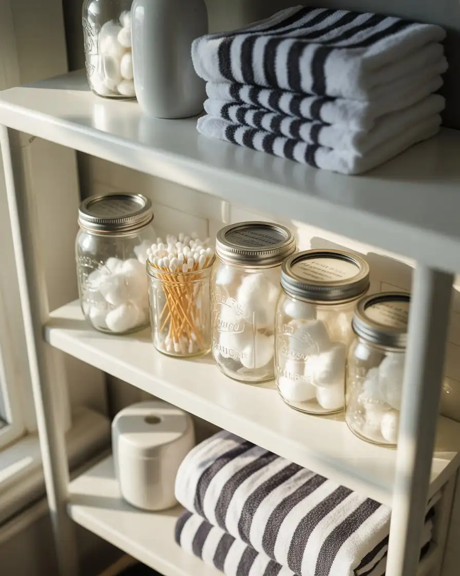 Cute Mason Jar Storage 1