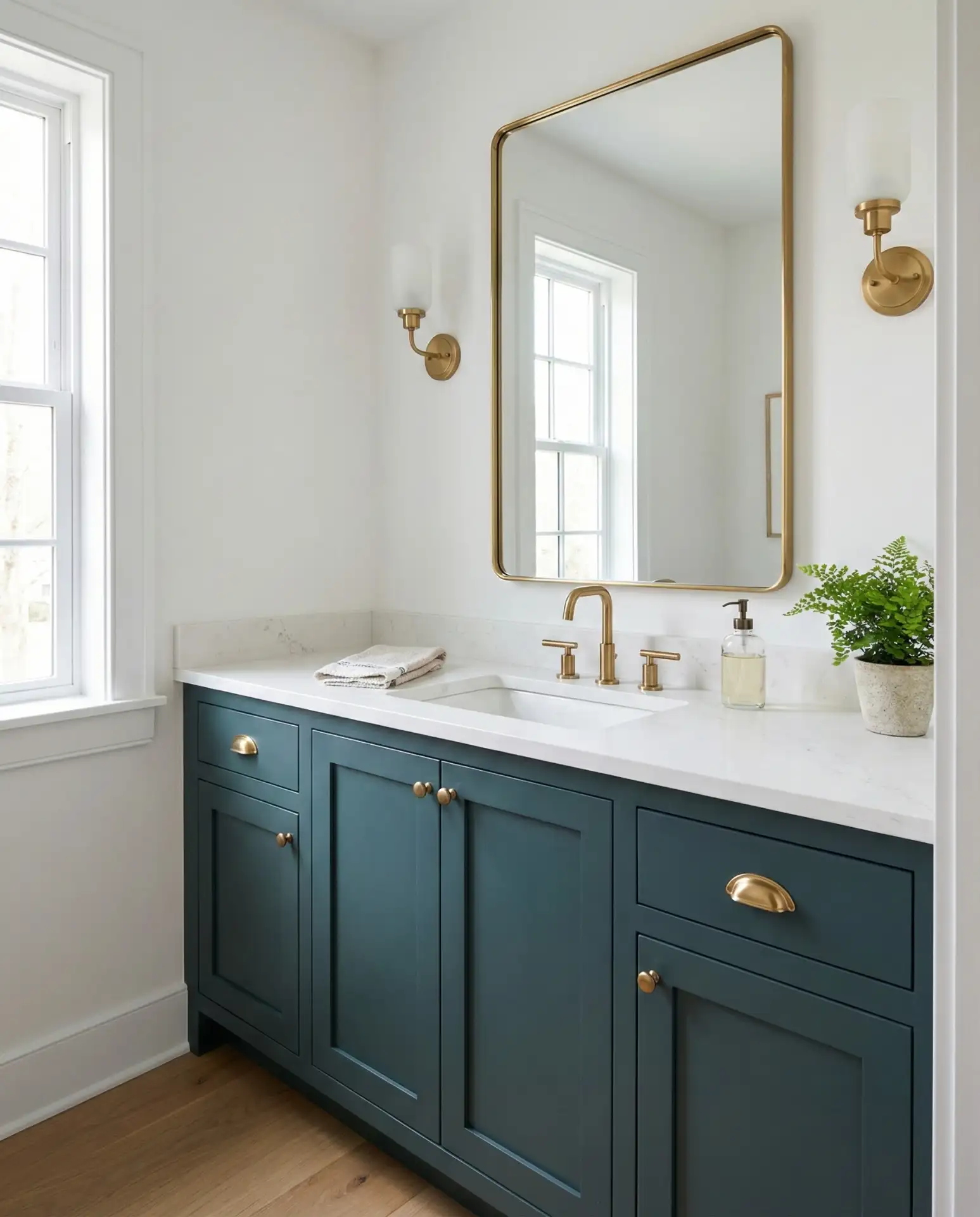 Dark Teal Cabinet Doors 1