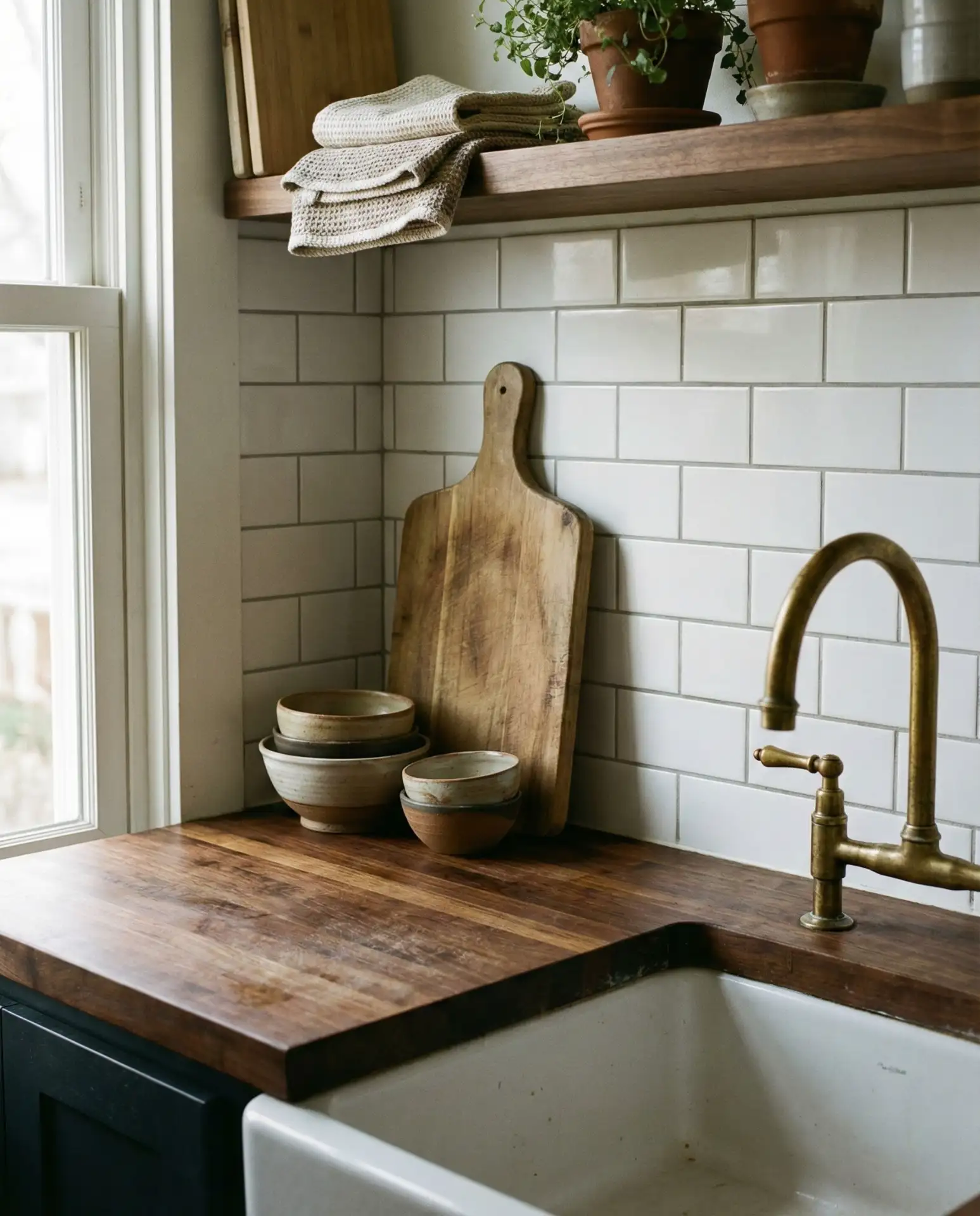 Dark Wood Butcher Block Warmth 2