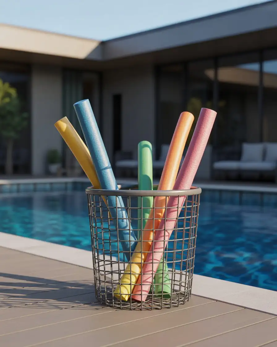 Decorative Pool Noodle Storage Solutions 1