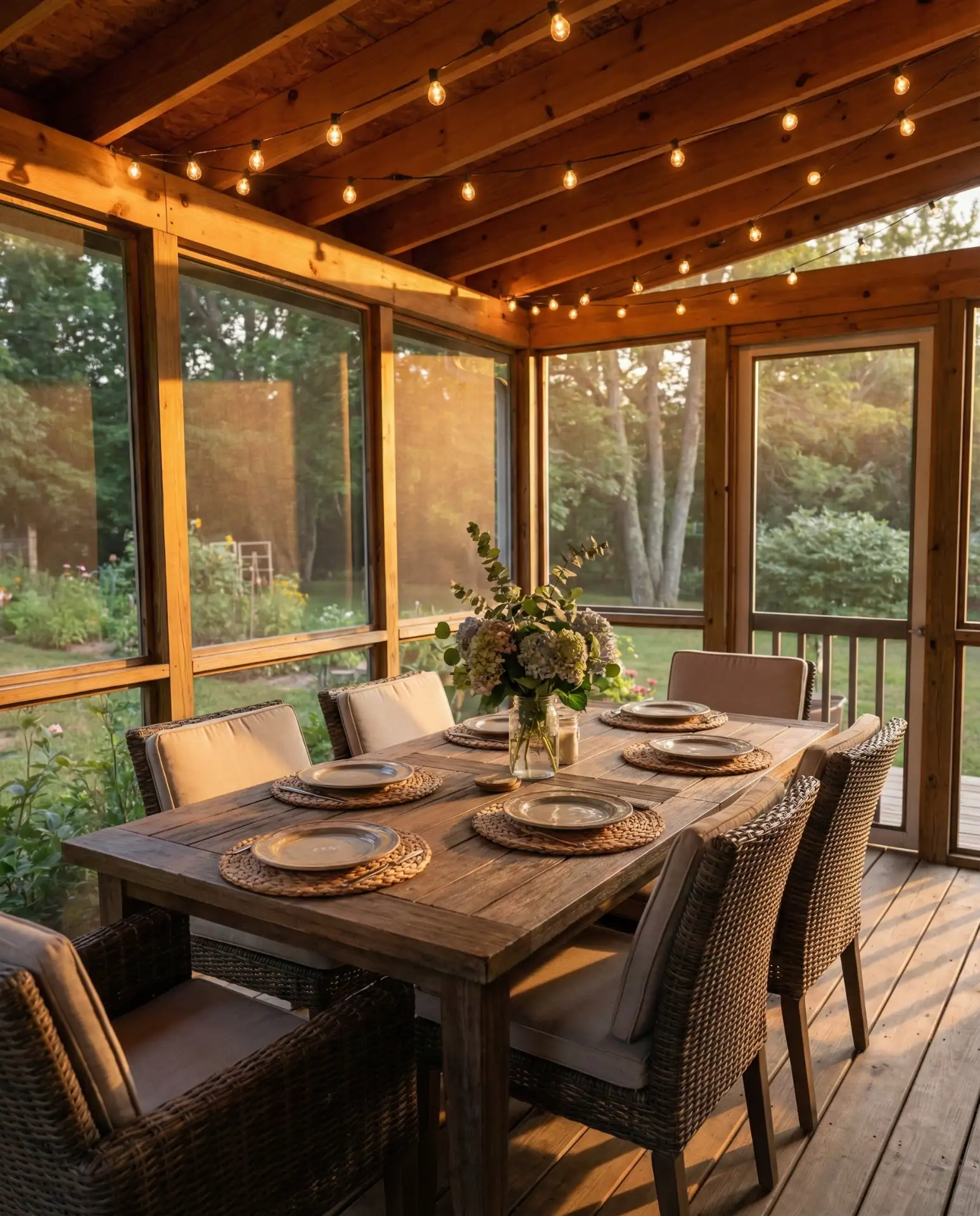 Dining Table Setup for Alfresco Meals 1