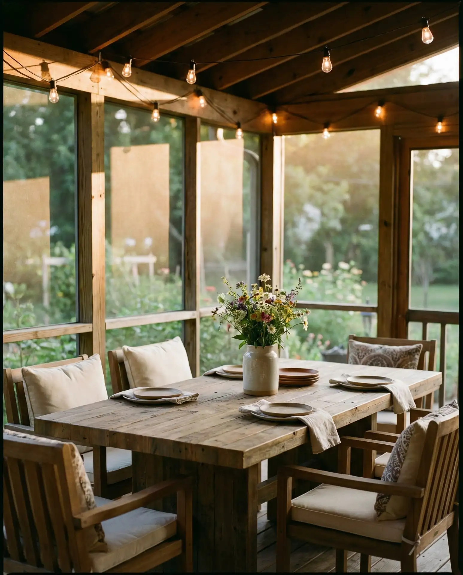 Dining Table Setup for Alfresco Meals 2