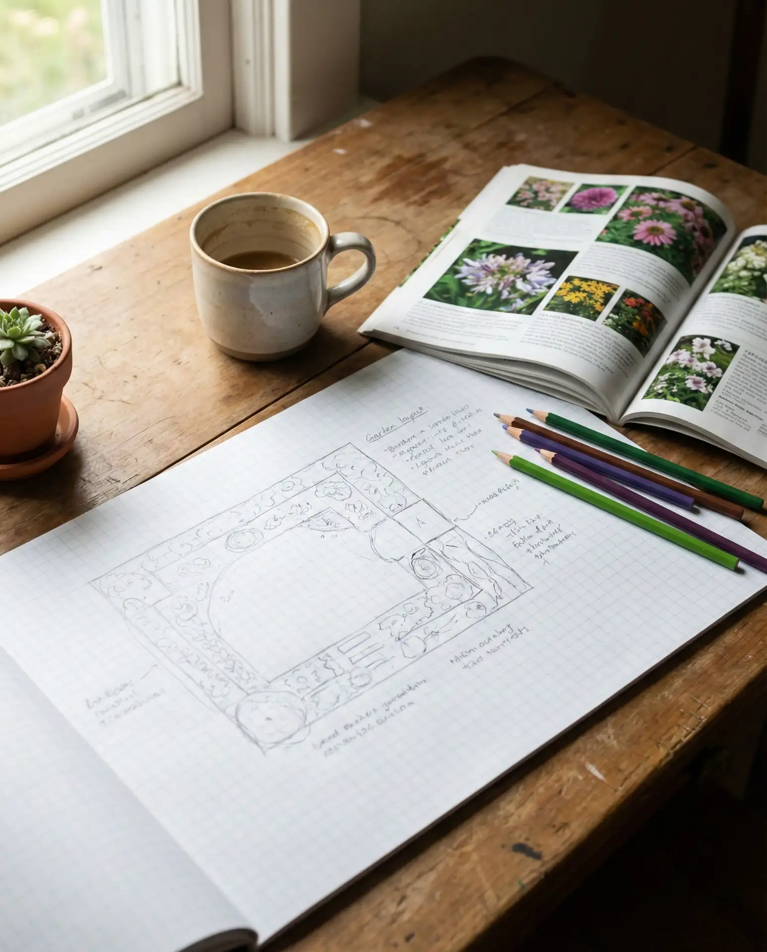 Drawing and Sketching Your Butterfly Garden Plan 1