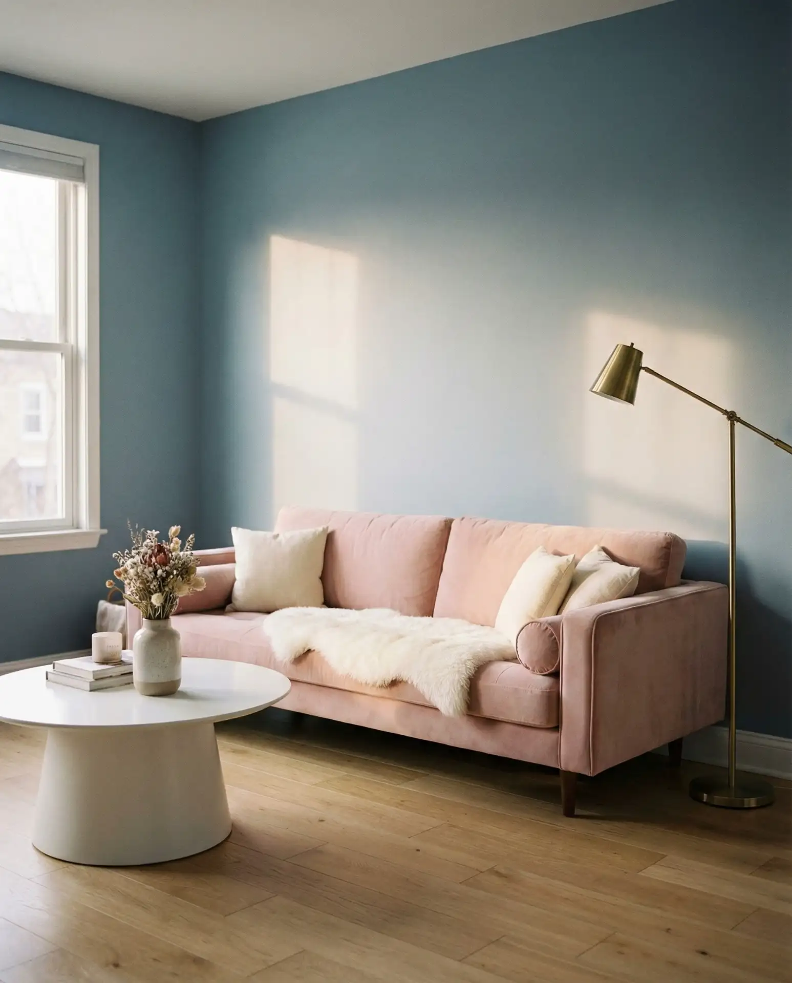 Dusty Blue and Blush Pink Soft Romance 1