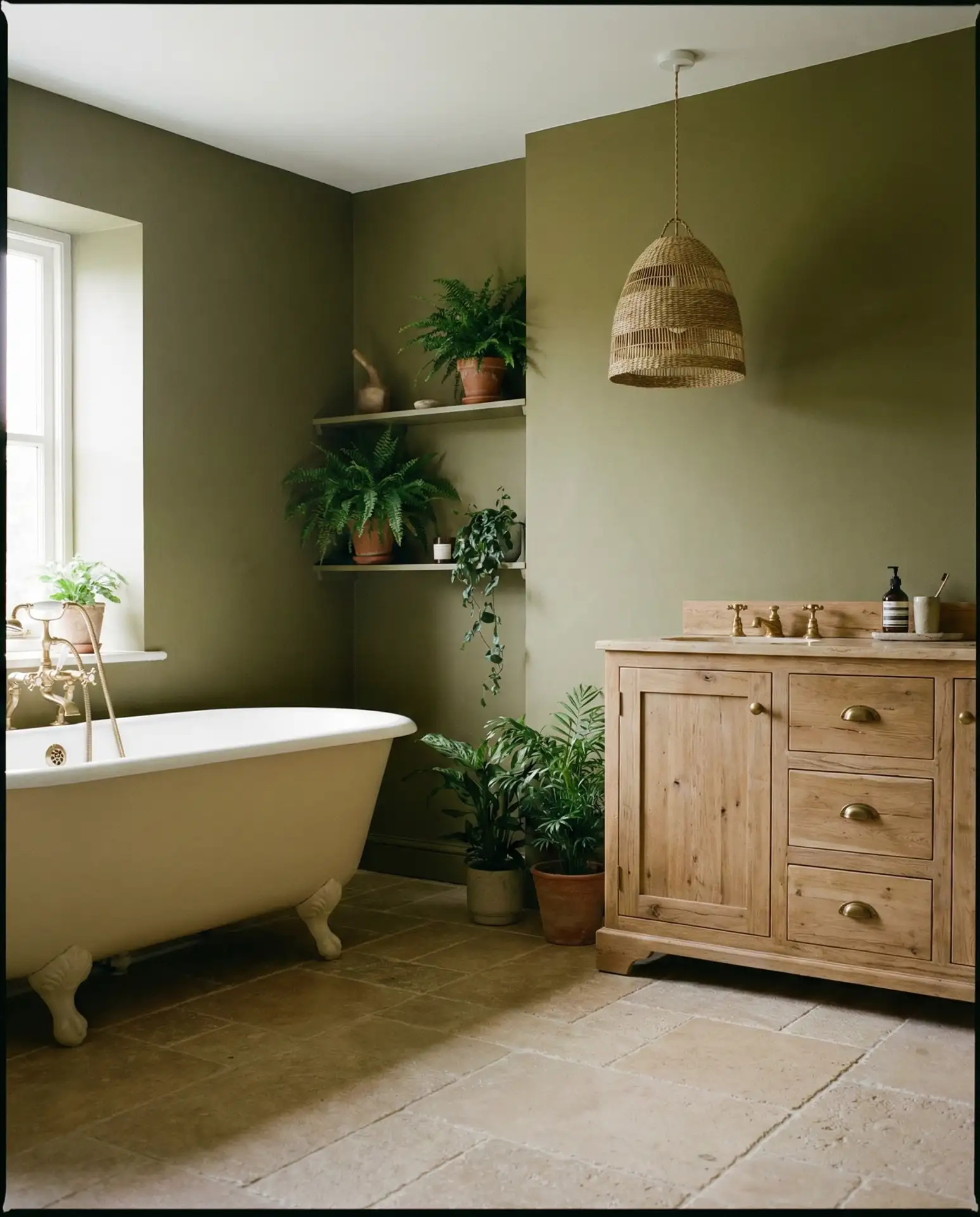 Earthy Olive Green 1