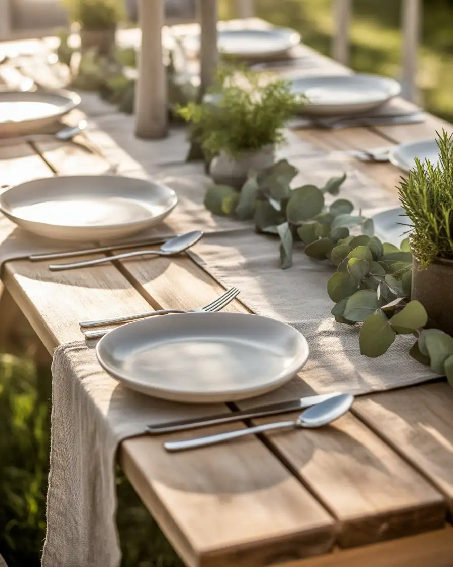 Elegant Linen Table Runners 1