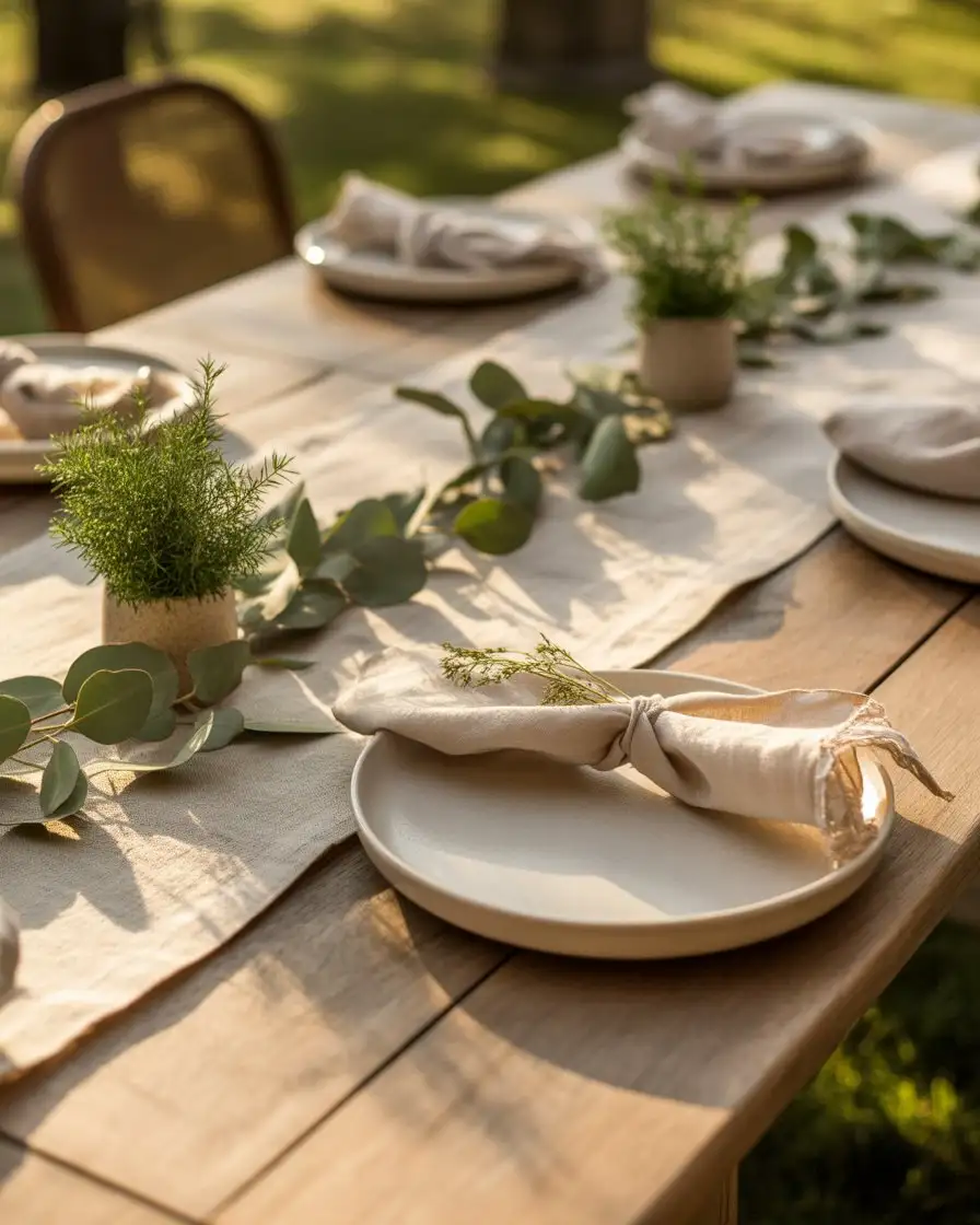 Elegant Linen Table Runners 2