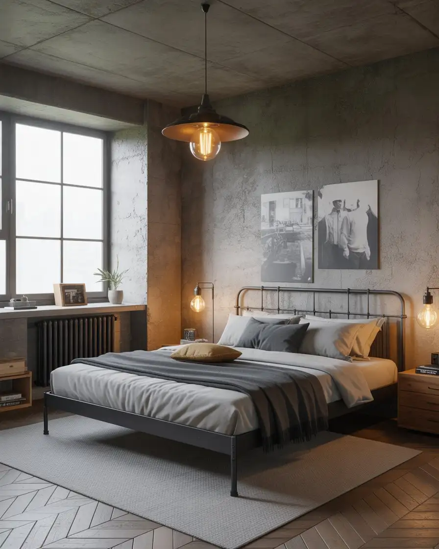 Embrace an Industrial Aesthetic with Metal and Concrete 1