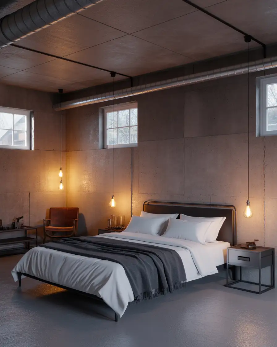 Embrace an Industrial Aesthetic with Metal and Concrete 2