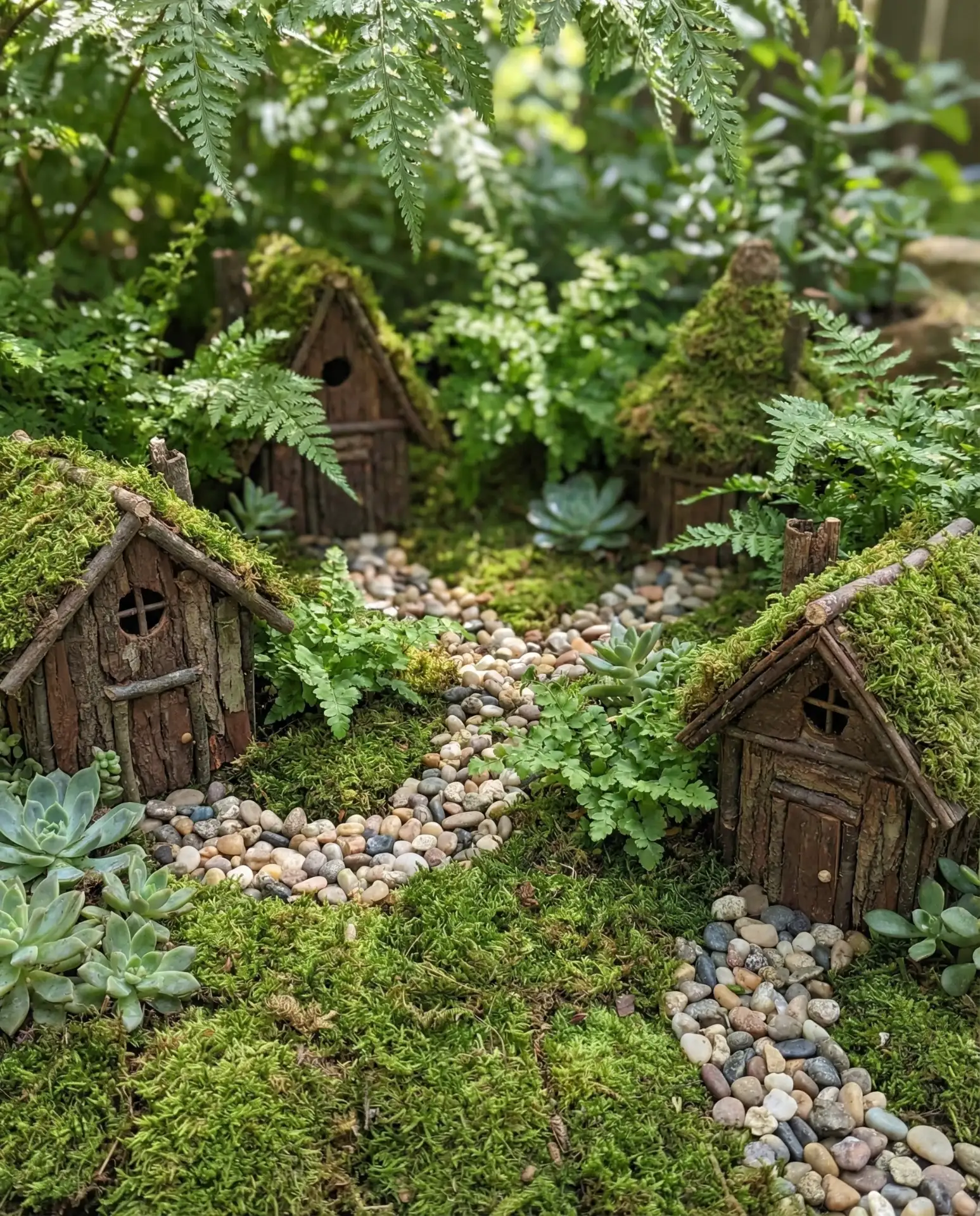 Fairy Garden Village with Miniature Structures 1