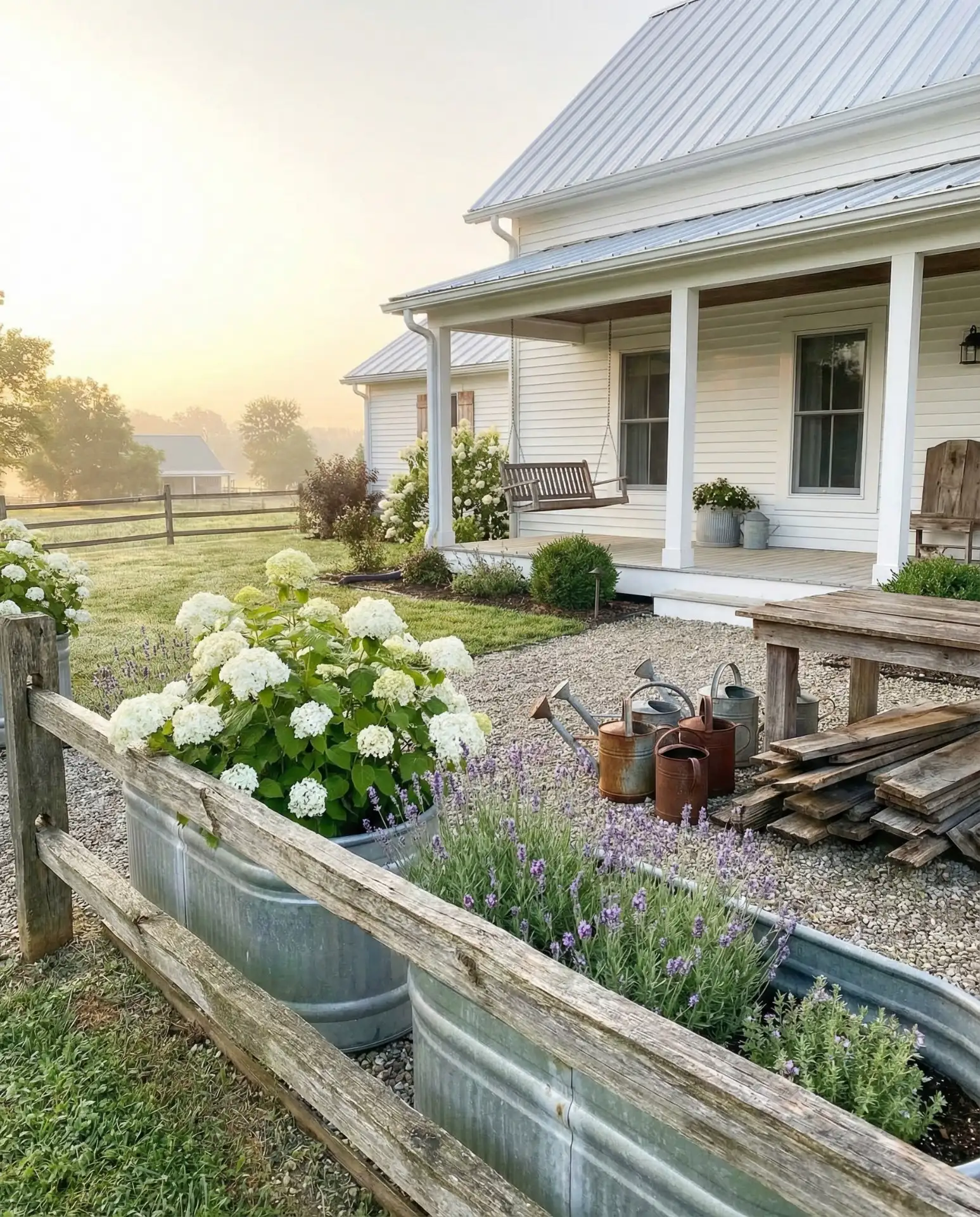 Farmhouse Charm with Mixed Textures 2