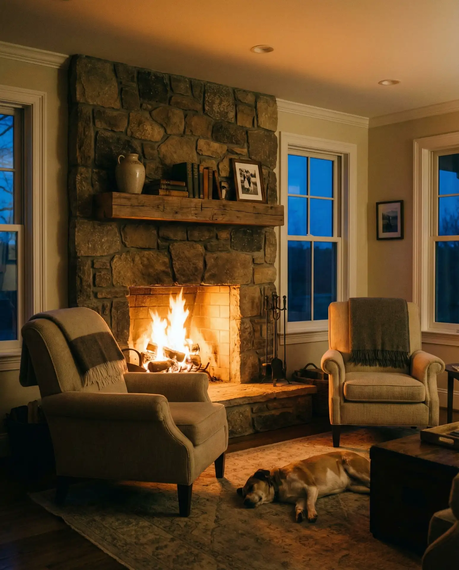 Fireplace as the Cozy Focal Point 1