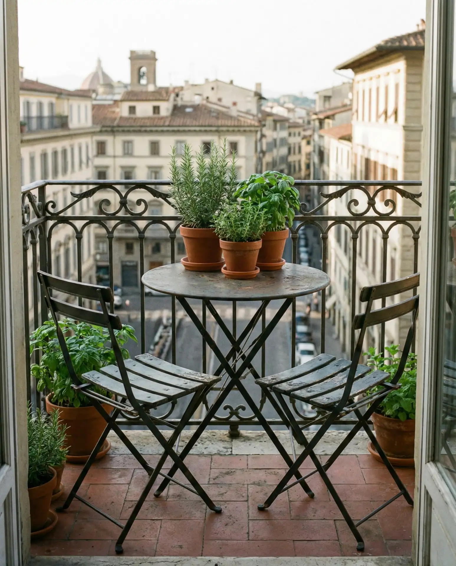 Folding Bistro Table for Small Spaces