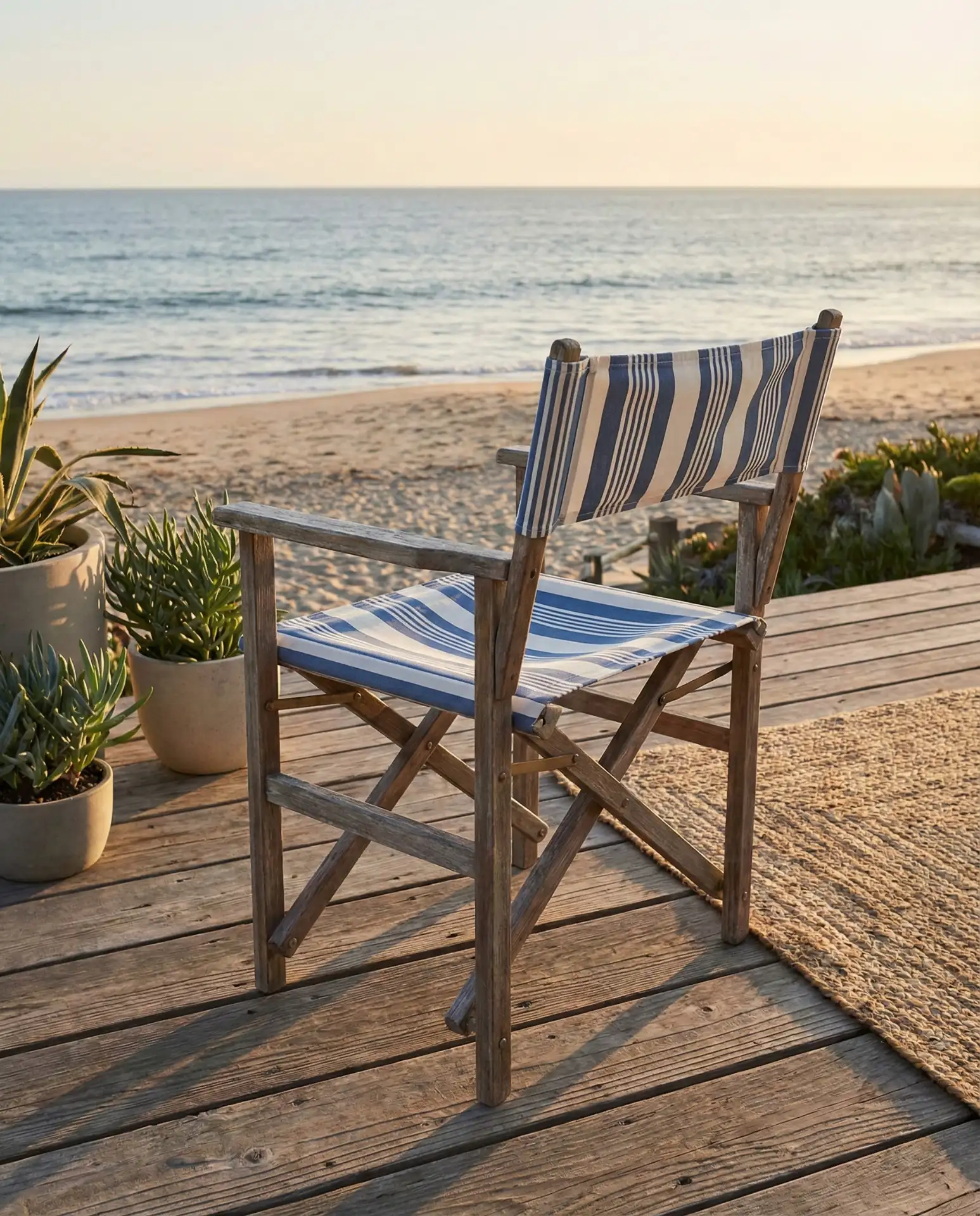 Folding Director's Chairs with Canvas Sling Seats 2