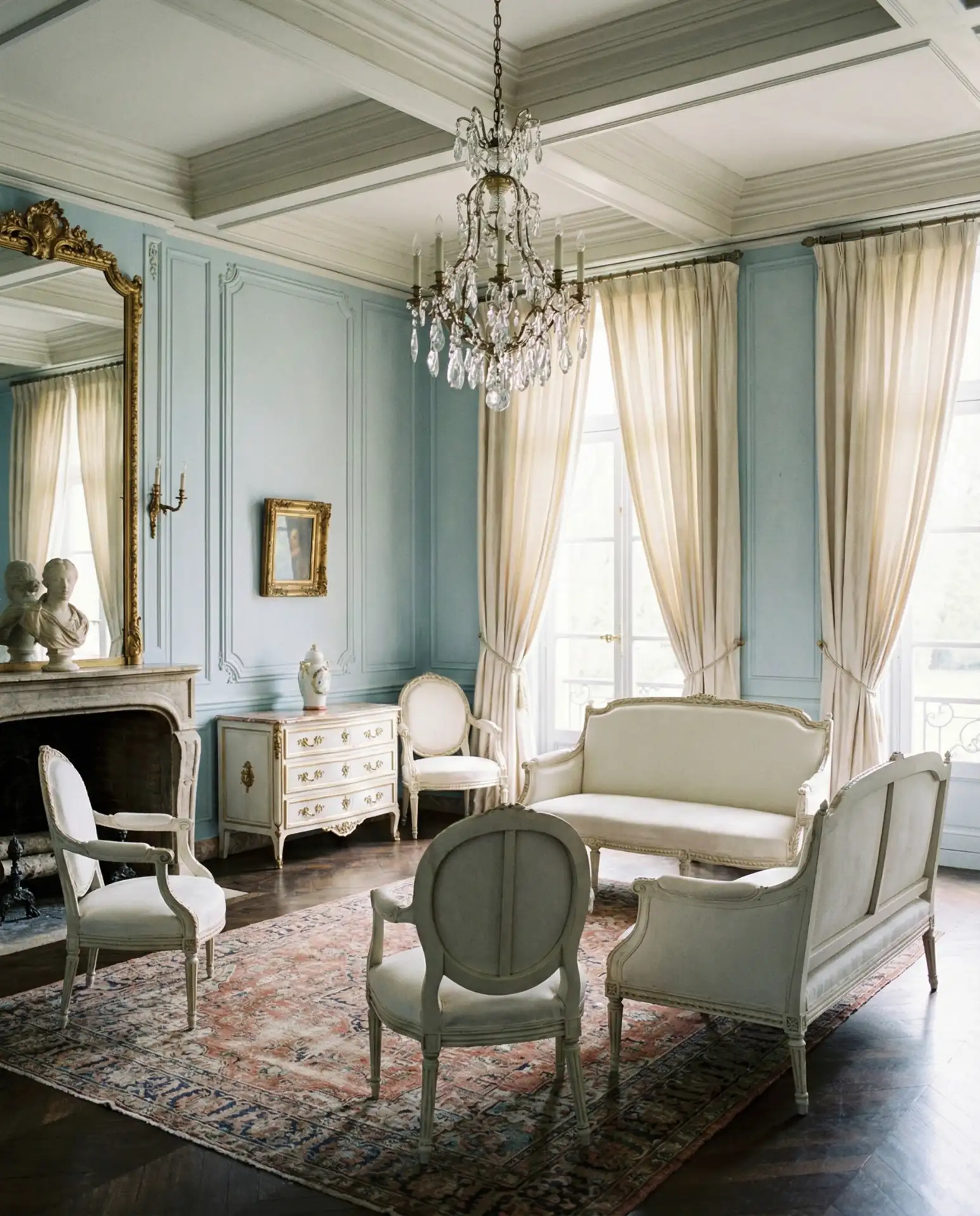 French Blue Provincial Elegance 1