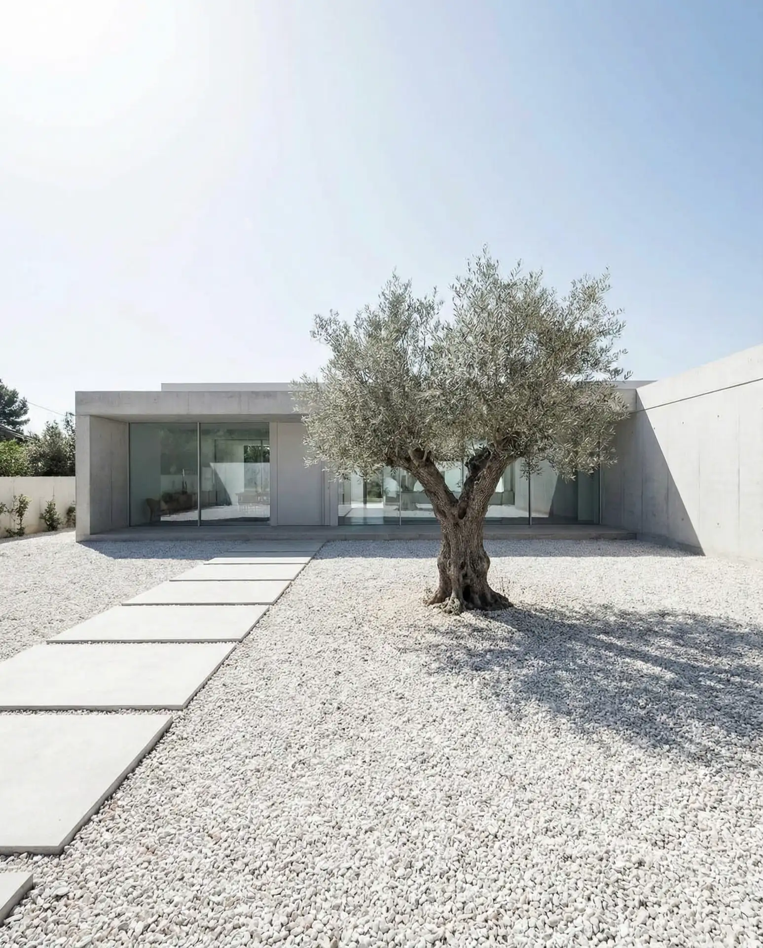 Front Yard White Rock Minimalism 1