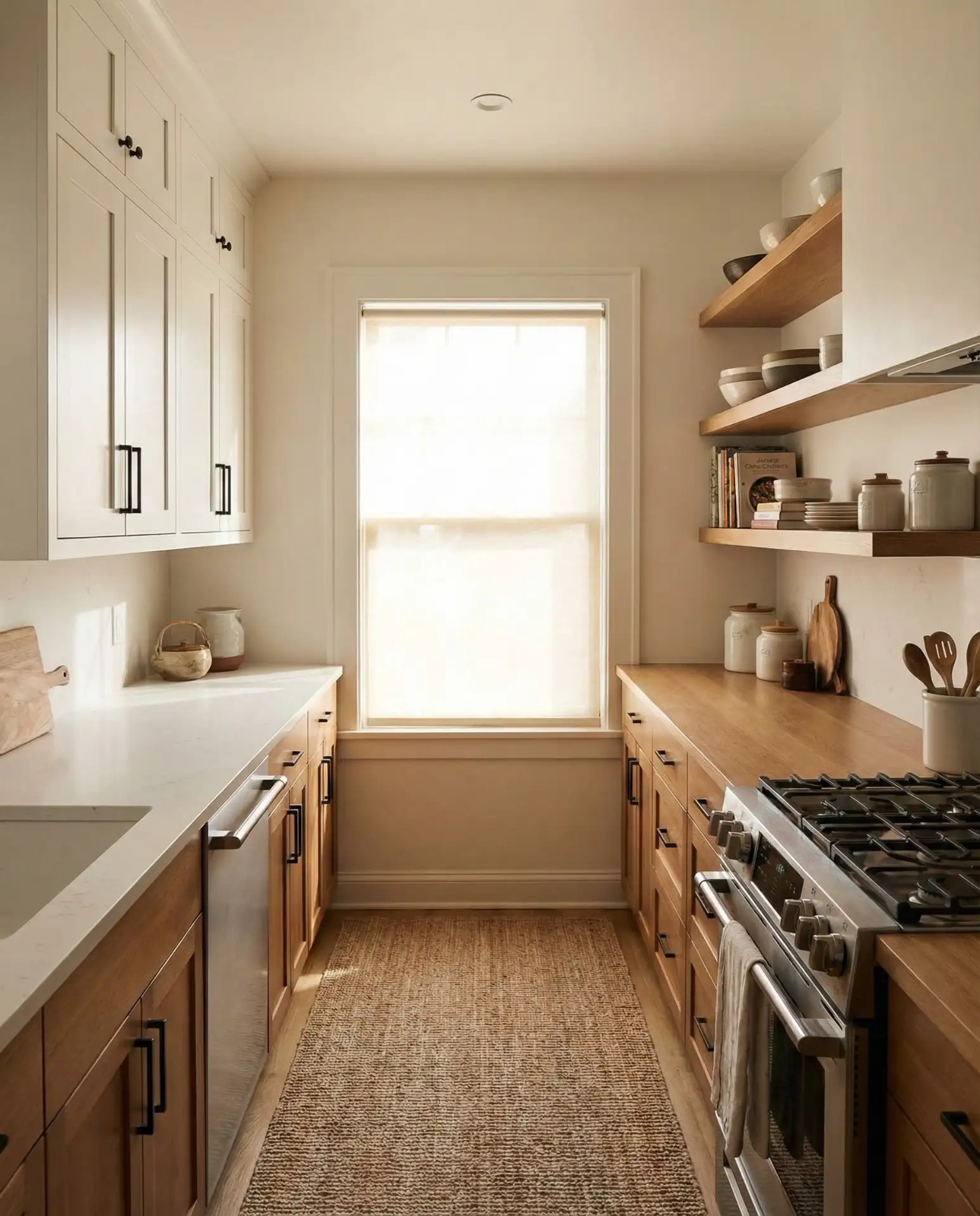 Galley Kitchen with Smart Storage 2