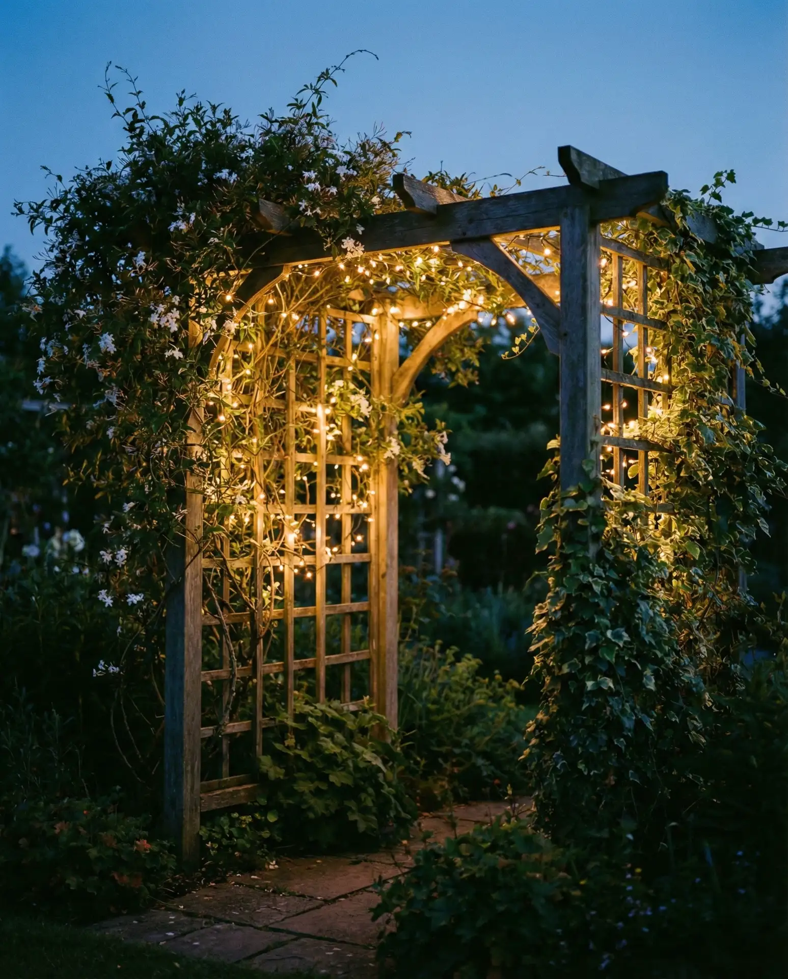 Garden Trellis Light Integration 1
