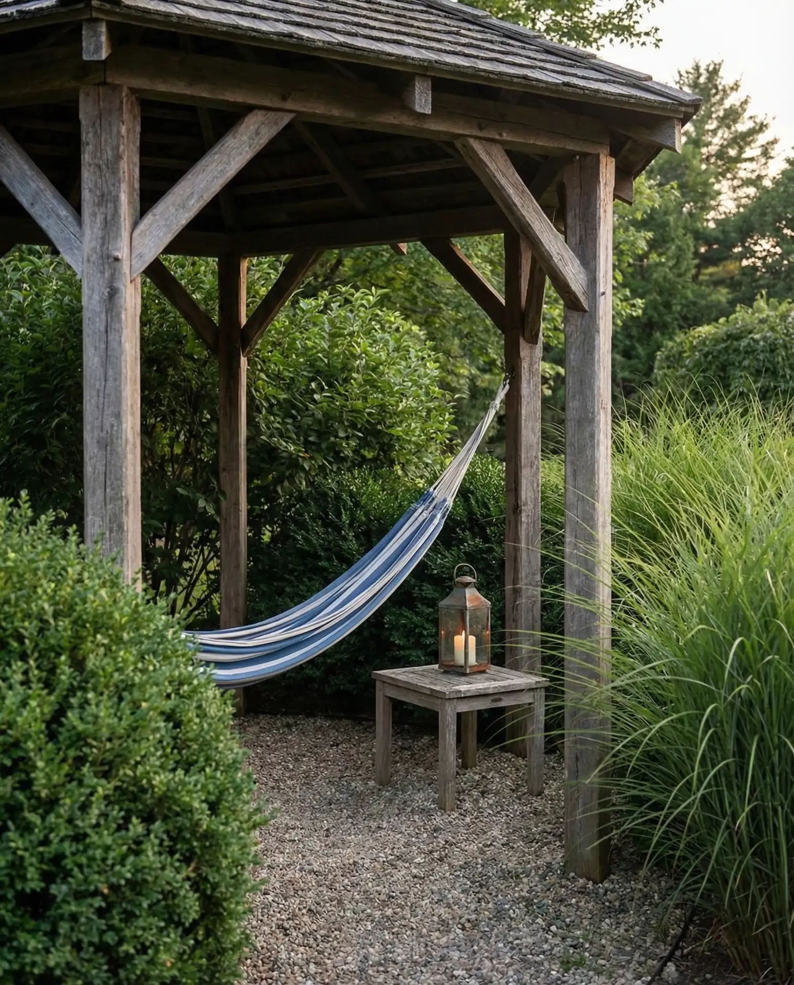 Gazebo with Hammock for Casual Lounging 2
