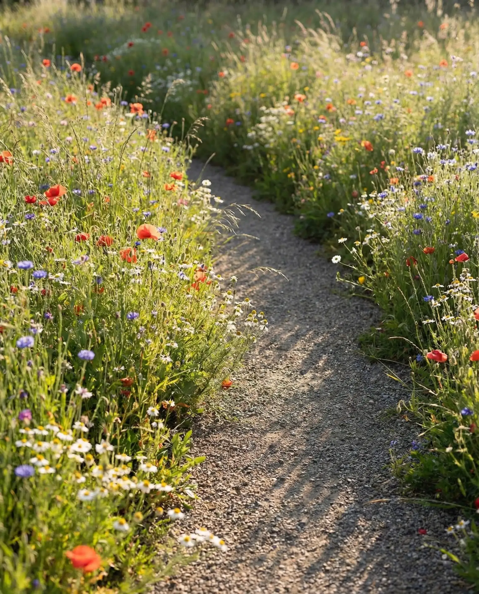 Gravel Pathways Through Wildflower Meadows 1