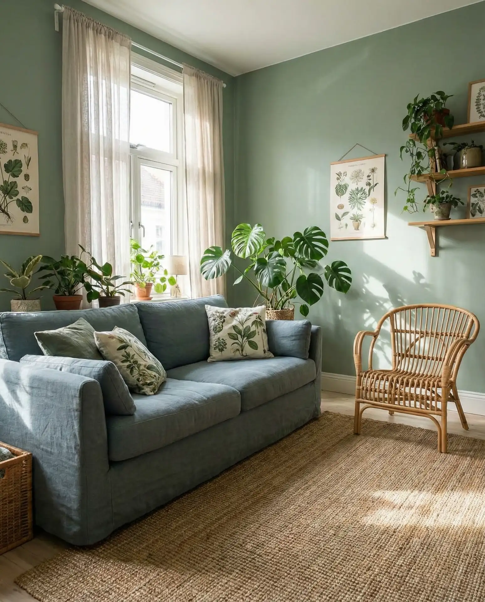 Green and Blue Botanical Retreat 1