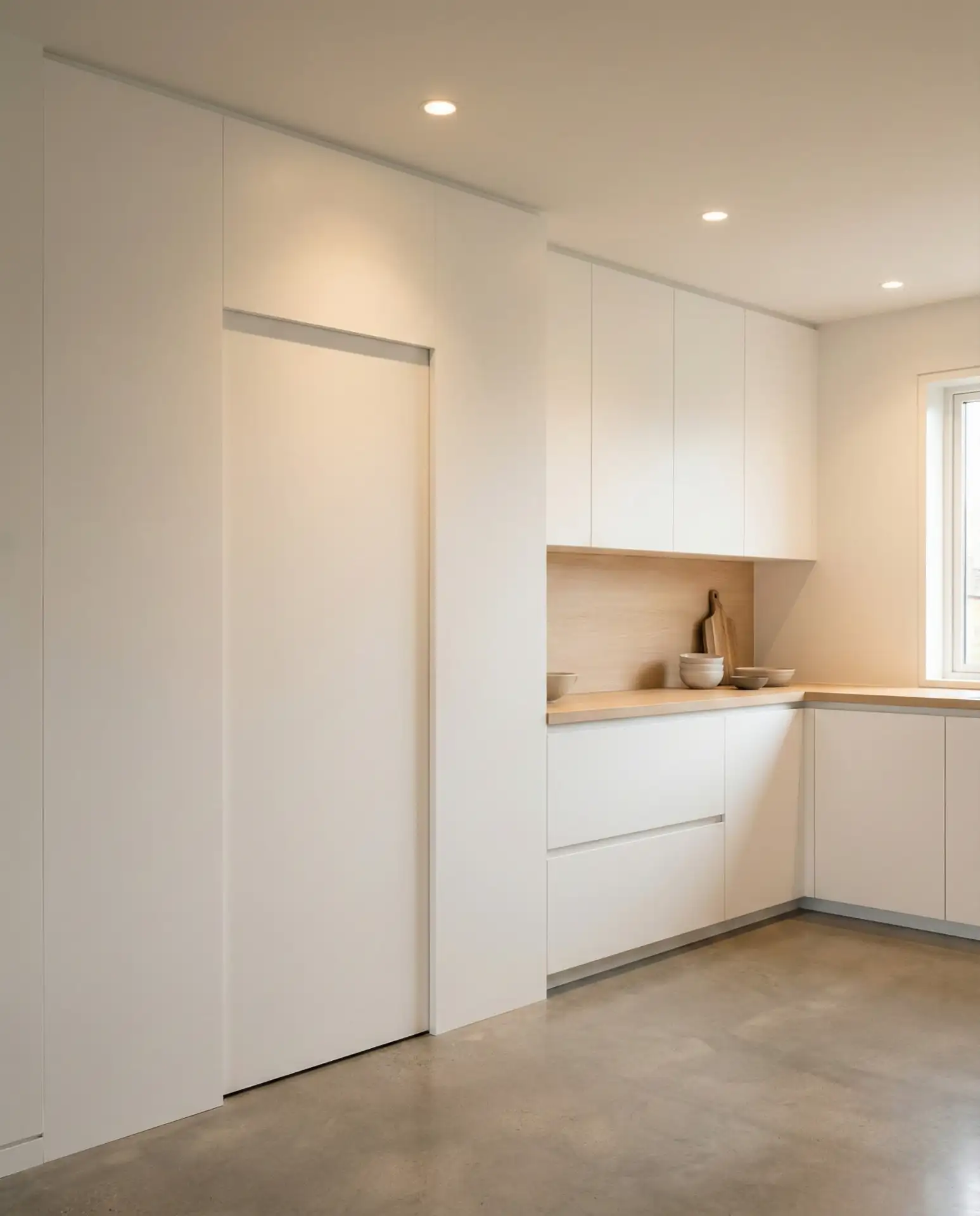 Hidden Pantry Door with Seamless Integration 1