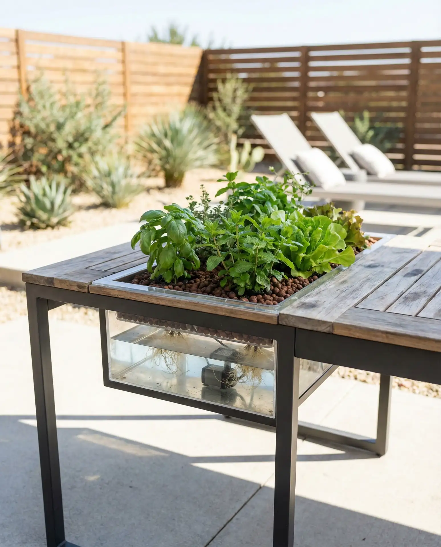 Hydroponic Herb Garden Integration 1