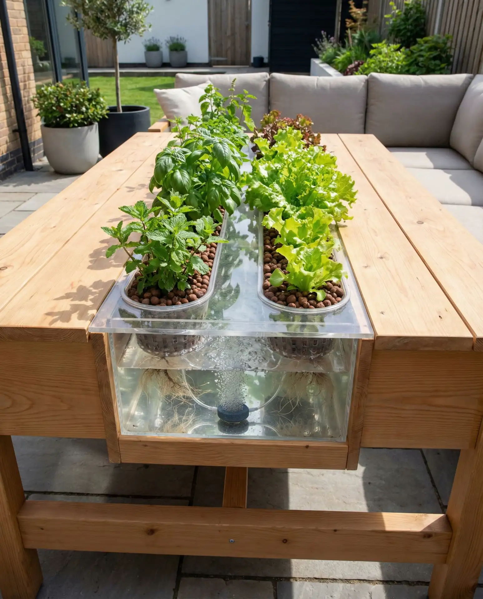 Hydroponic Herb Garden Integration 2