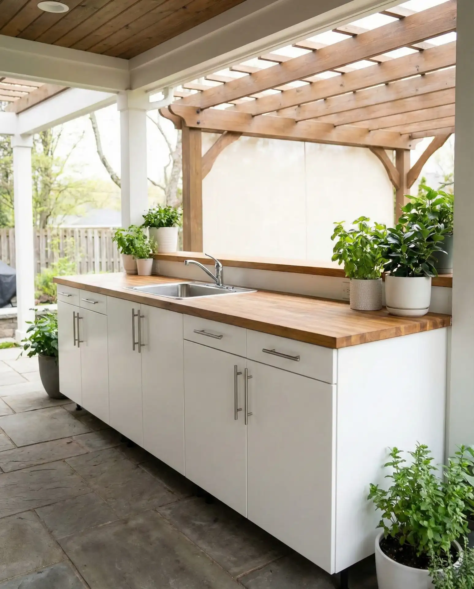 IKEA Cabinet Hack for Weatherproof Outdoor Storage 2